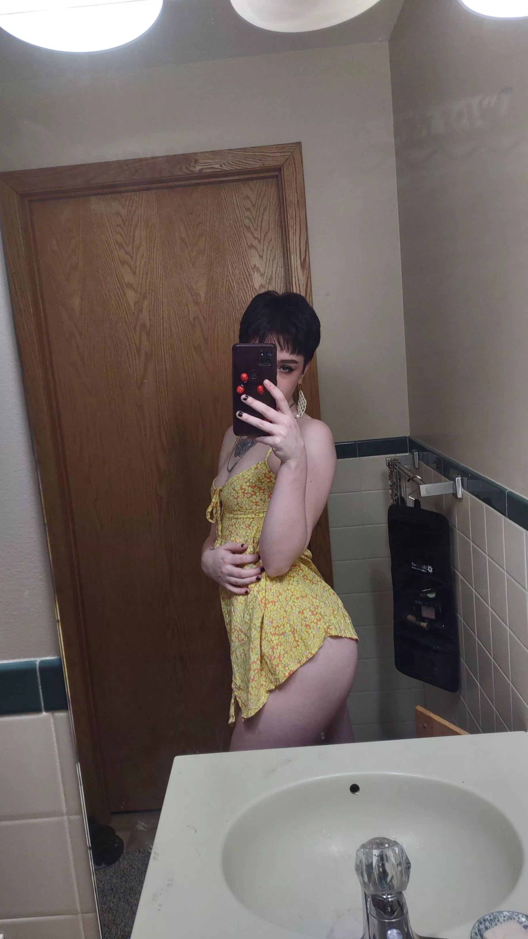 Short hair, Shorter dress :) posted by Ok-Clothes8591