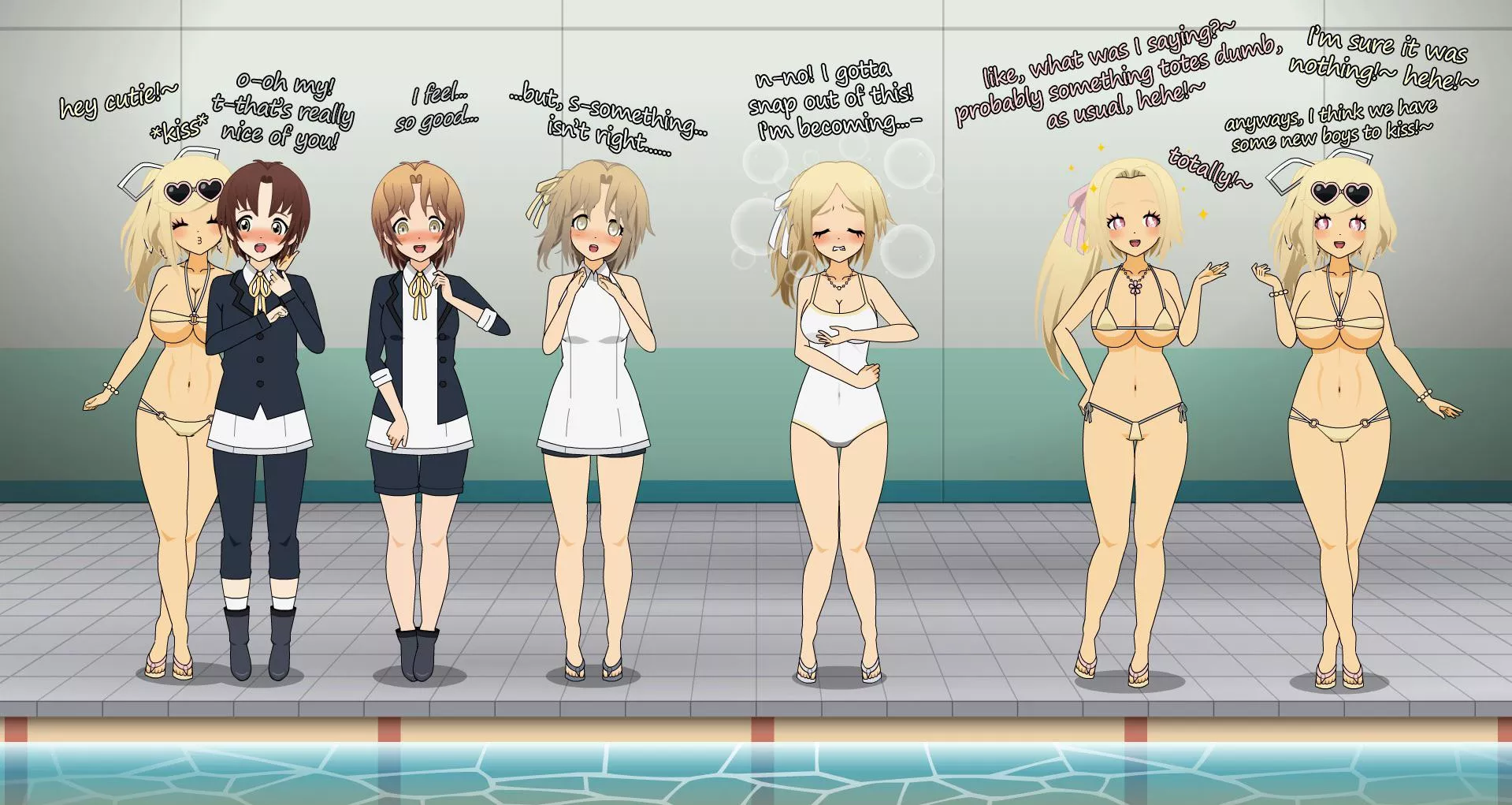 Simple Bimbo Virus TG TF (Kisekae, MTF, Mental Changes/Hypnosis, Human->Bimbo) posted by NationalAccount996