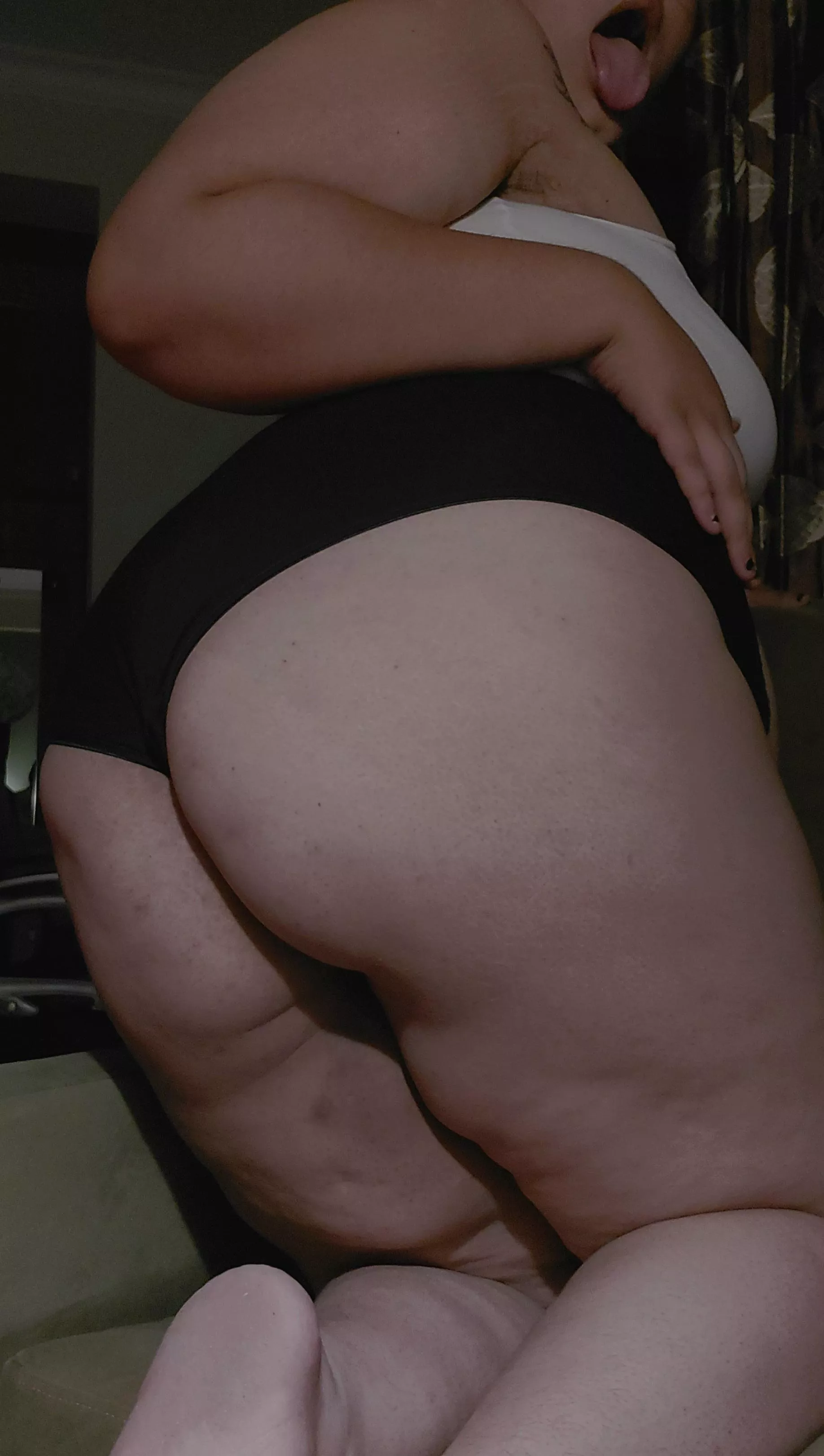 When was the last time your wife waited for you like this in the living room? posted by PetalDust27