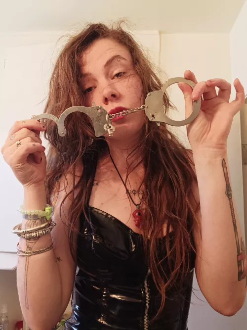 Why so scared? They're for your... Protection. 😈🔒 by GoddessOpheliaJones