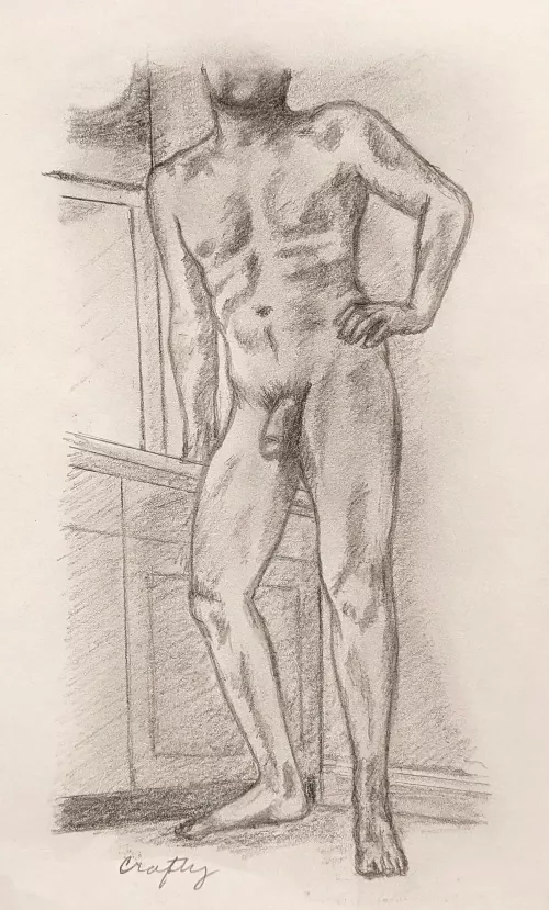 Graphite on bristol sketch of u/The_Artist_FKasNR by Crafty510