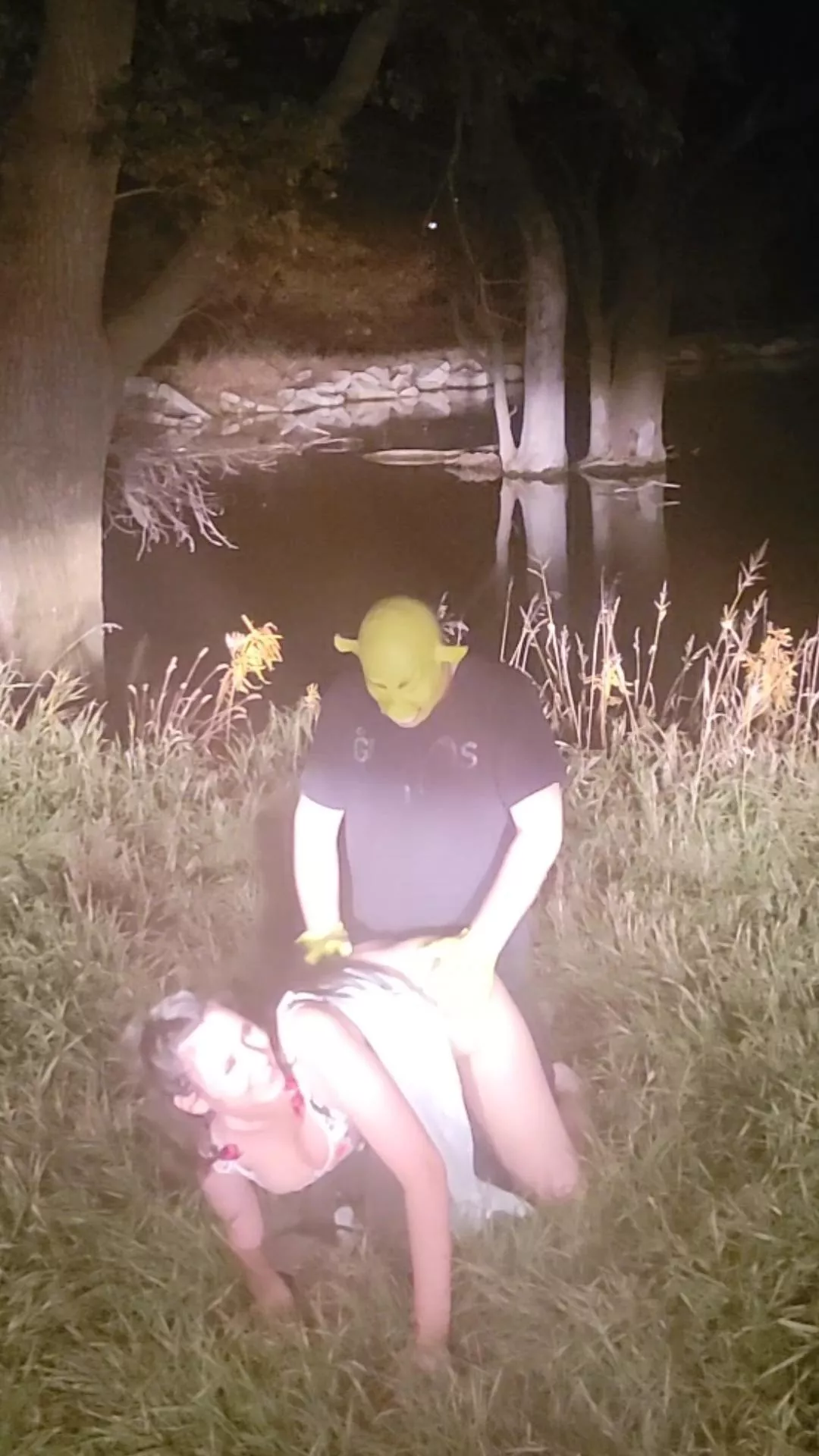 I got lost in a swamp..turns out an ogre lived there... posted by Sparkleunicorn69-