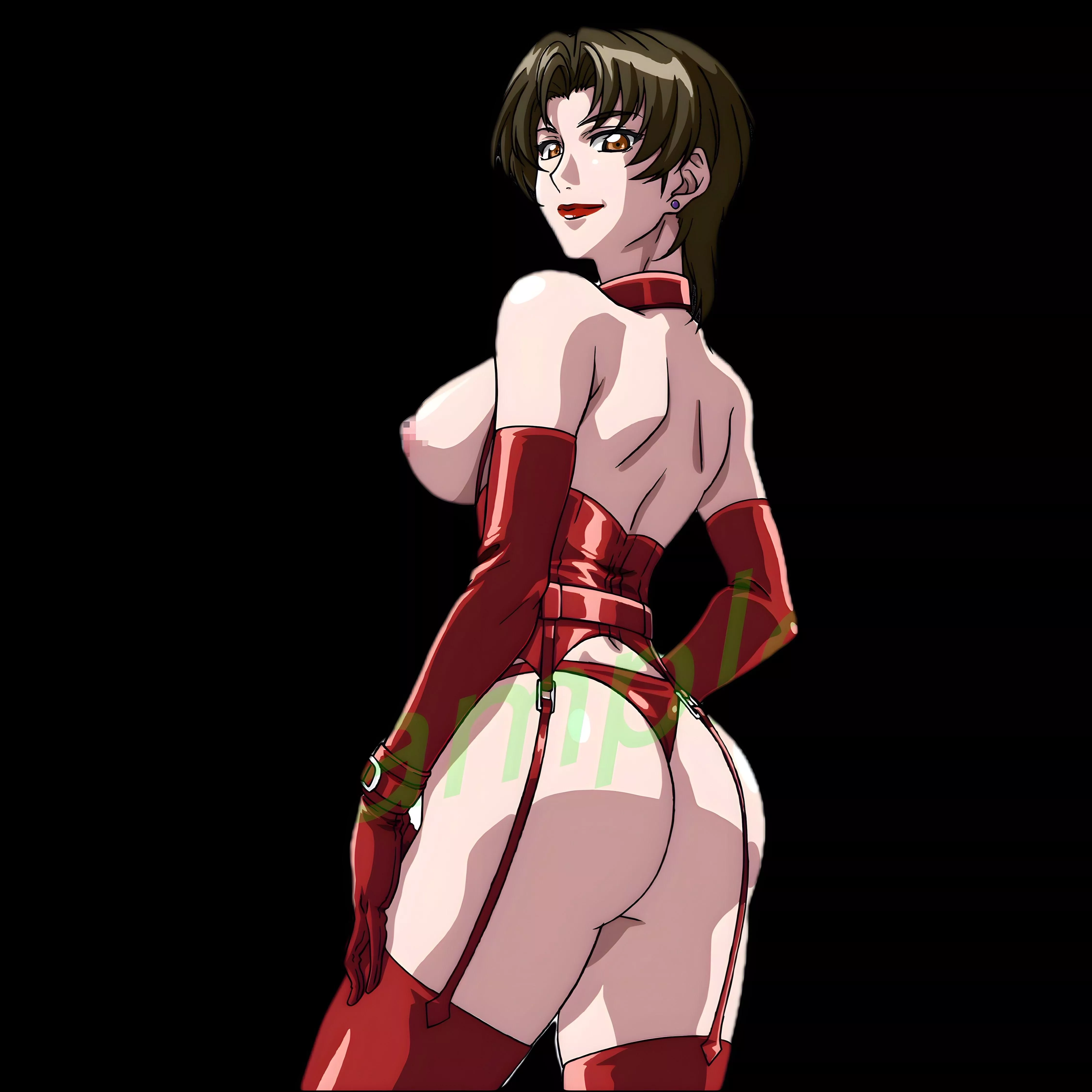 Ikumi is now proud to be a bdsm sex slave. Official anime promo art of Tsuma Netori from @ZIZanime twitter posted by kinddomino_pie