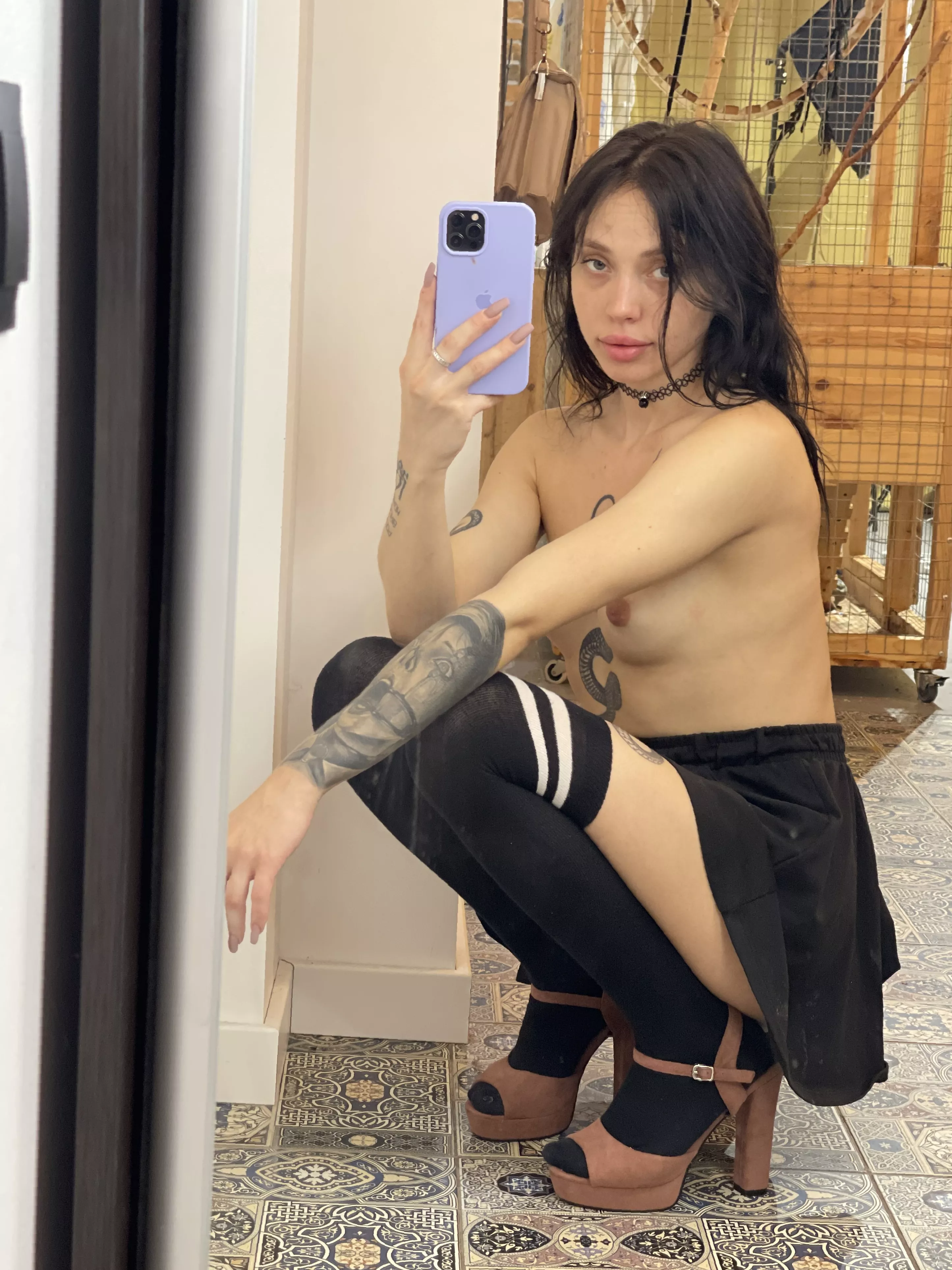 I'm going to the exam, I hope the teacher likes the skirt posted by bridalpyelitis799