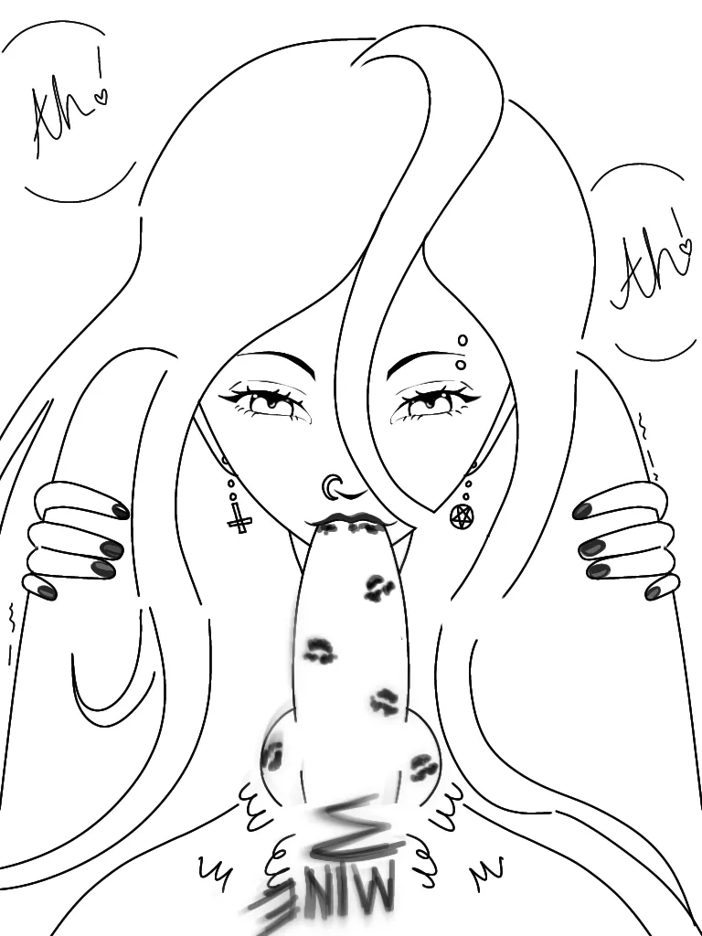 Just a lewdle doodle (FDom Oral) posted by AnonyMissBliss