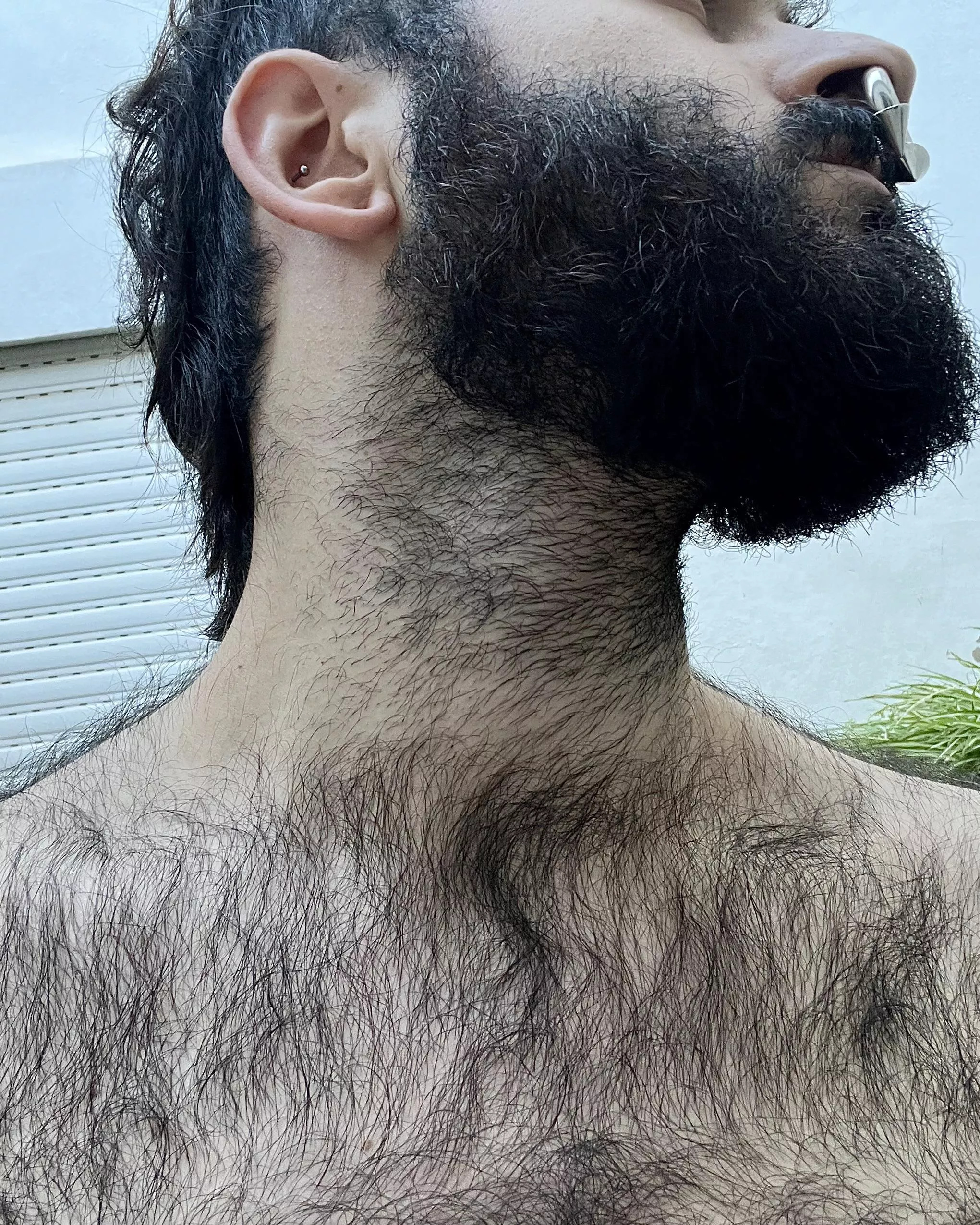 My beard connects with my chest hair 🥵 posted by PiercedOtter