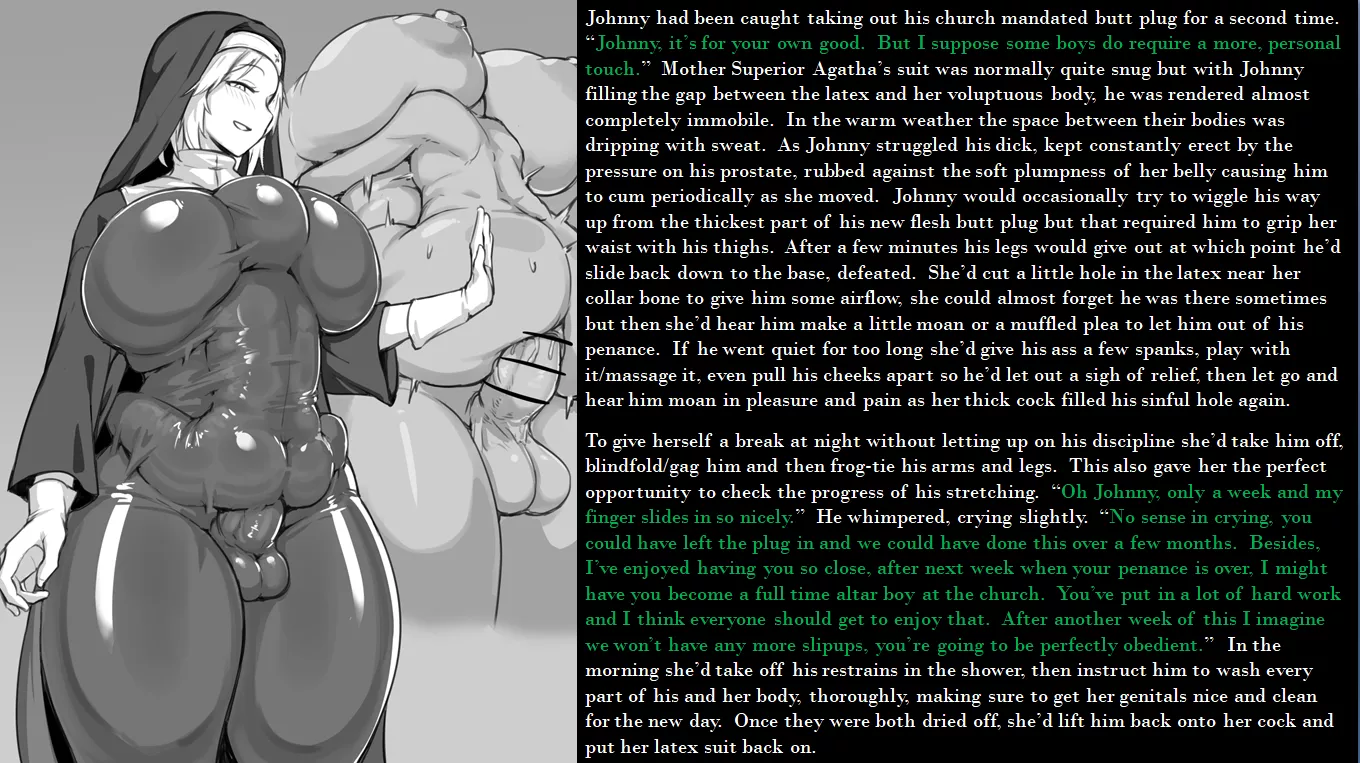 Nun's Flesh Butt Plug Encasement Punishment posted by ymous42