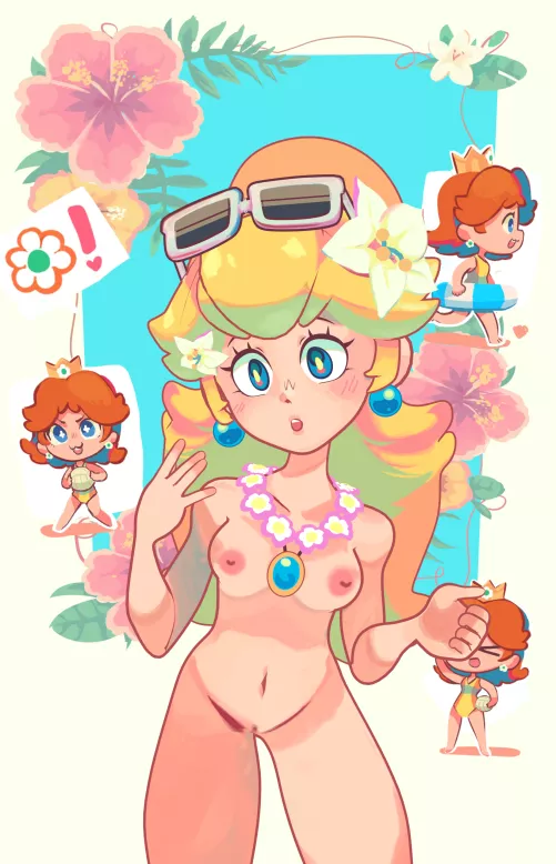 Princess Peach Beach by Redshmit