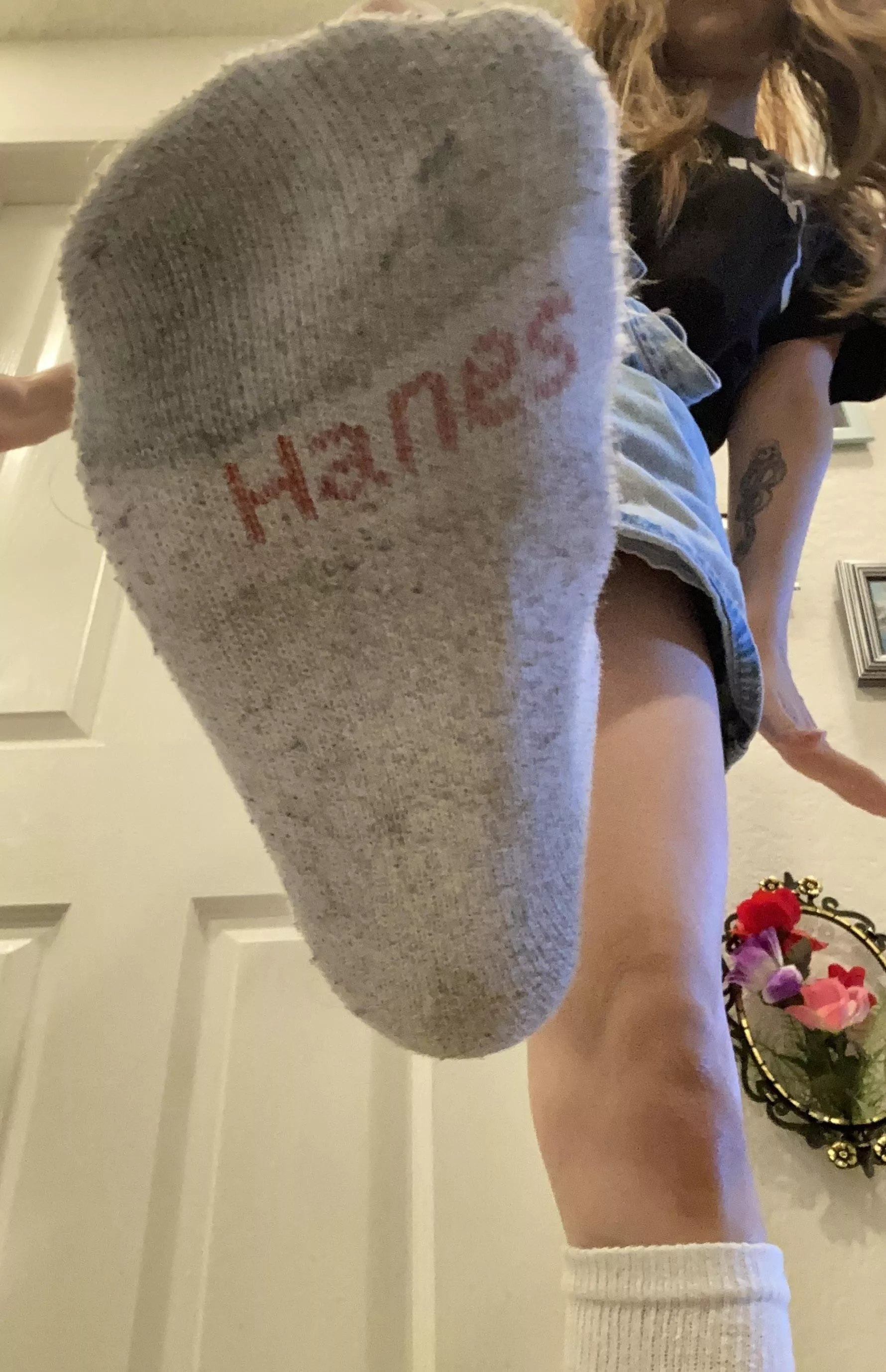 [selling] POV: You are so little I stepped on you! Get these crews for $25~Selling panties/socks/bras and digital content~ posted by SlutSellingSocks