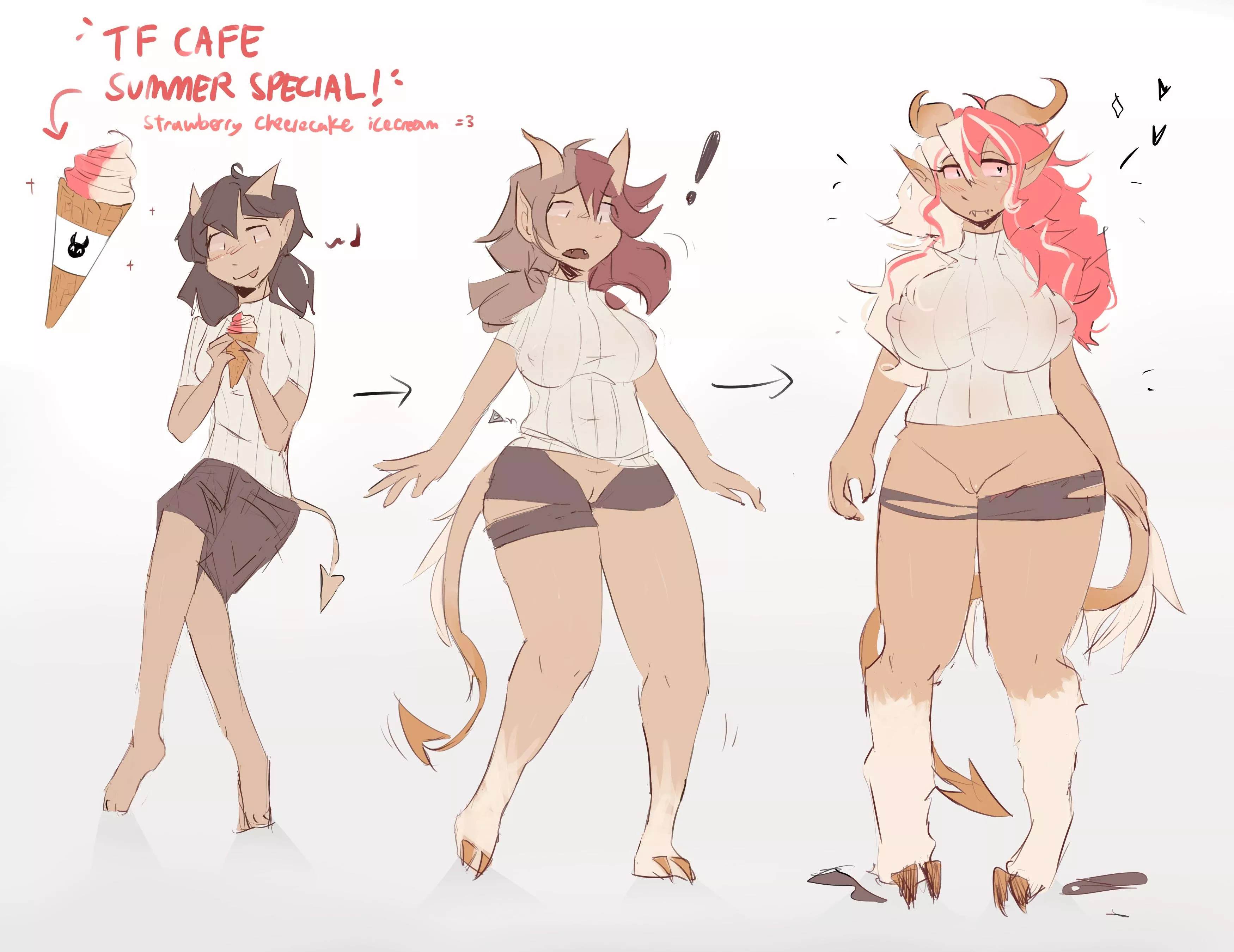 sweet demon tf :> 💕 (tf cafe pt 5!) posted by Terrible_Existence