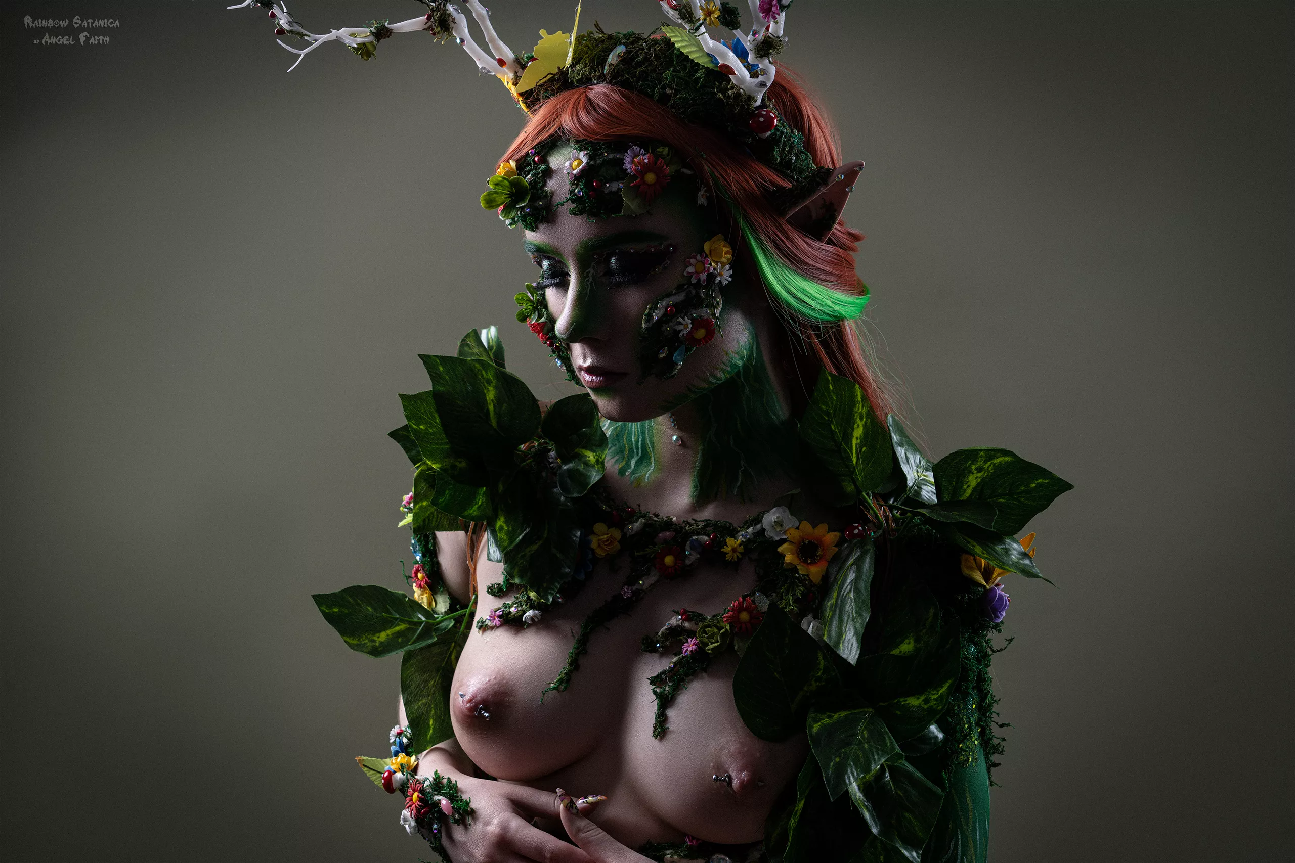 The forest nymph is so beautiful and completely naked for you.. posted by TatyanaVikernes
