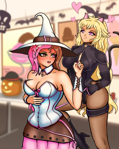 The Ice Cream Witch and her Loyal Pet (Laughing_Fish) by Laughing_Fish