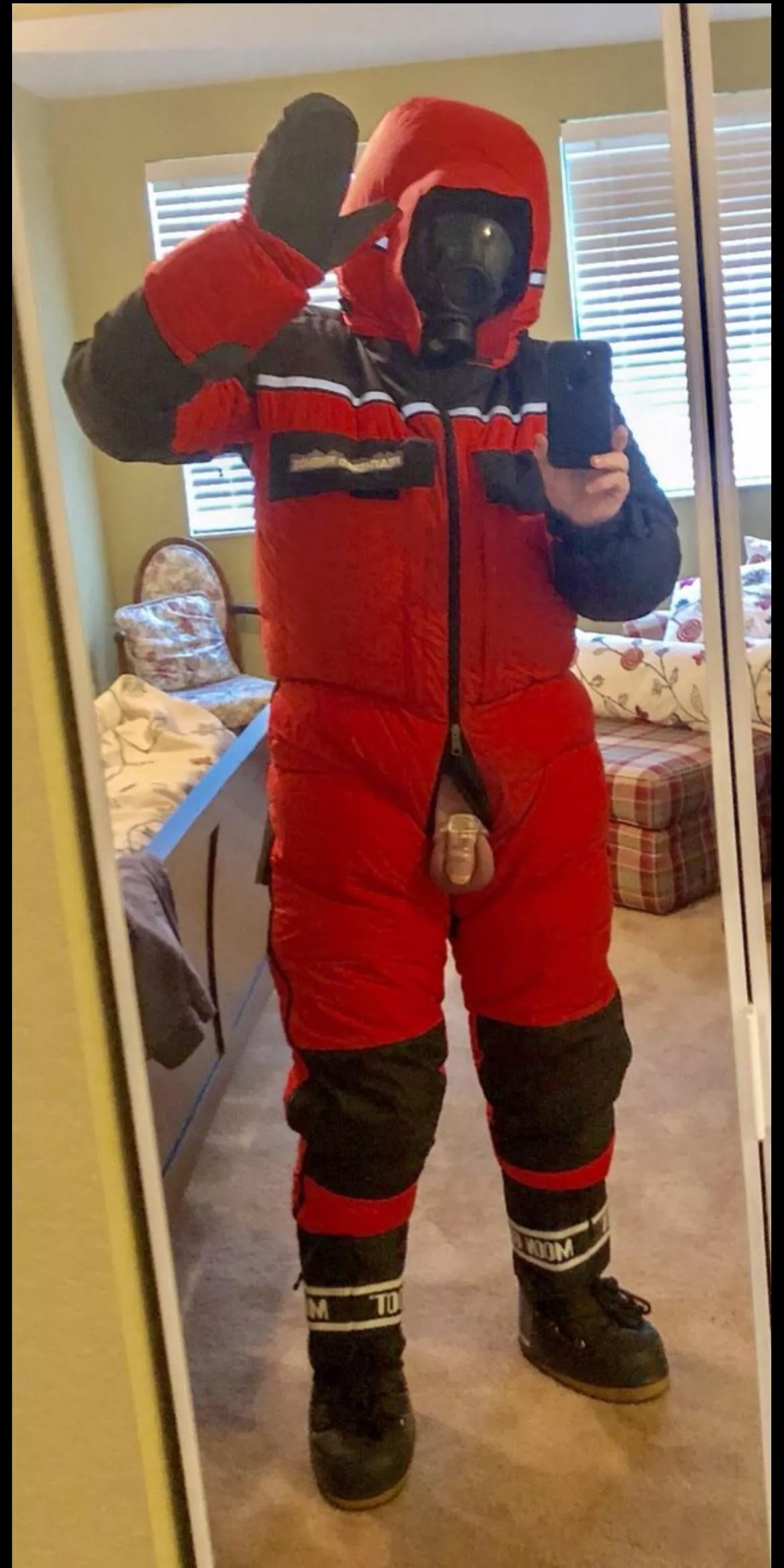 You never know when a cage is hiding in gear. posted by rockpup