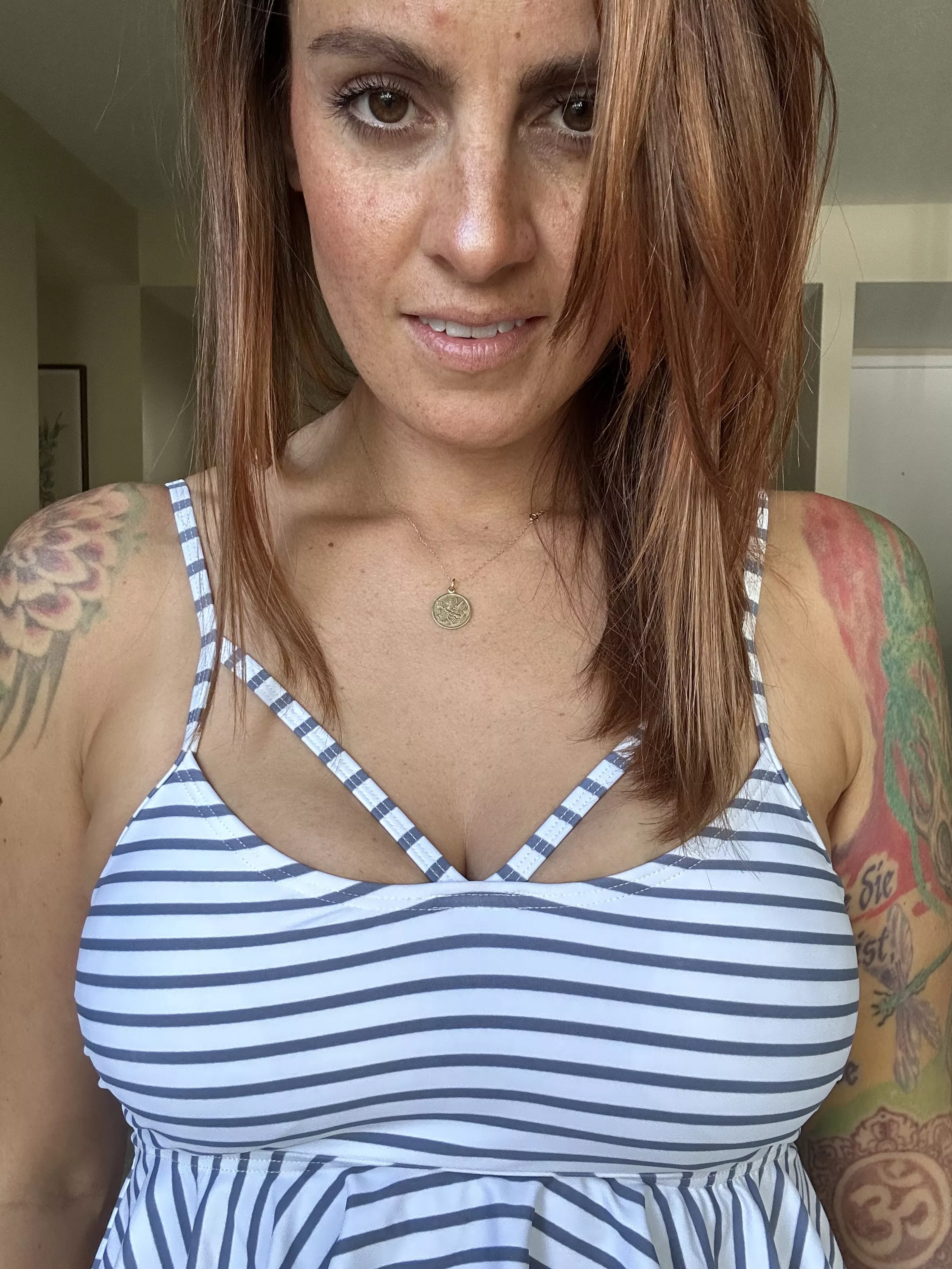 Do u wanna see the freckles under this shirt? posted by Tay-Rae773