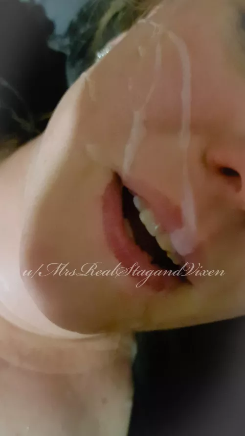 He said on your face, I said do it by MrsRealStagandVixen