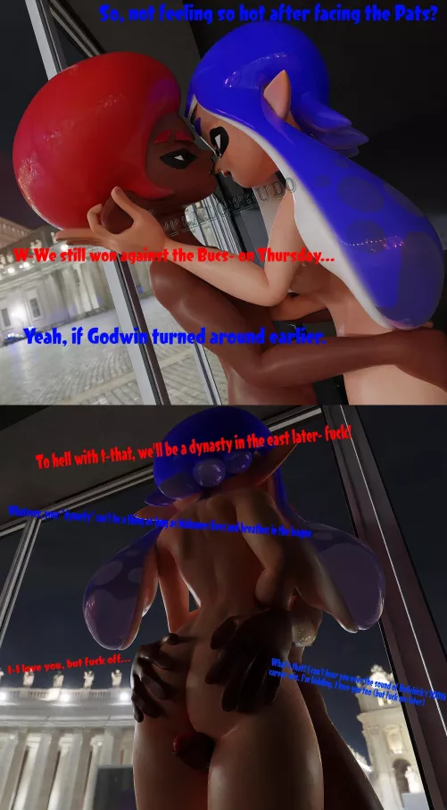 More stuff got spicy from that Bills-Pats game on Sunday [TealGerudo] [OC] by ASharkMadeOfTeal