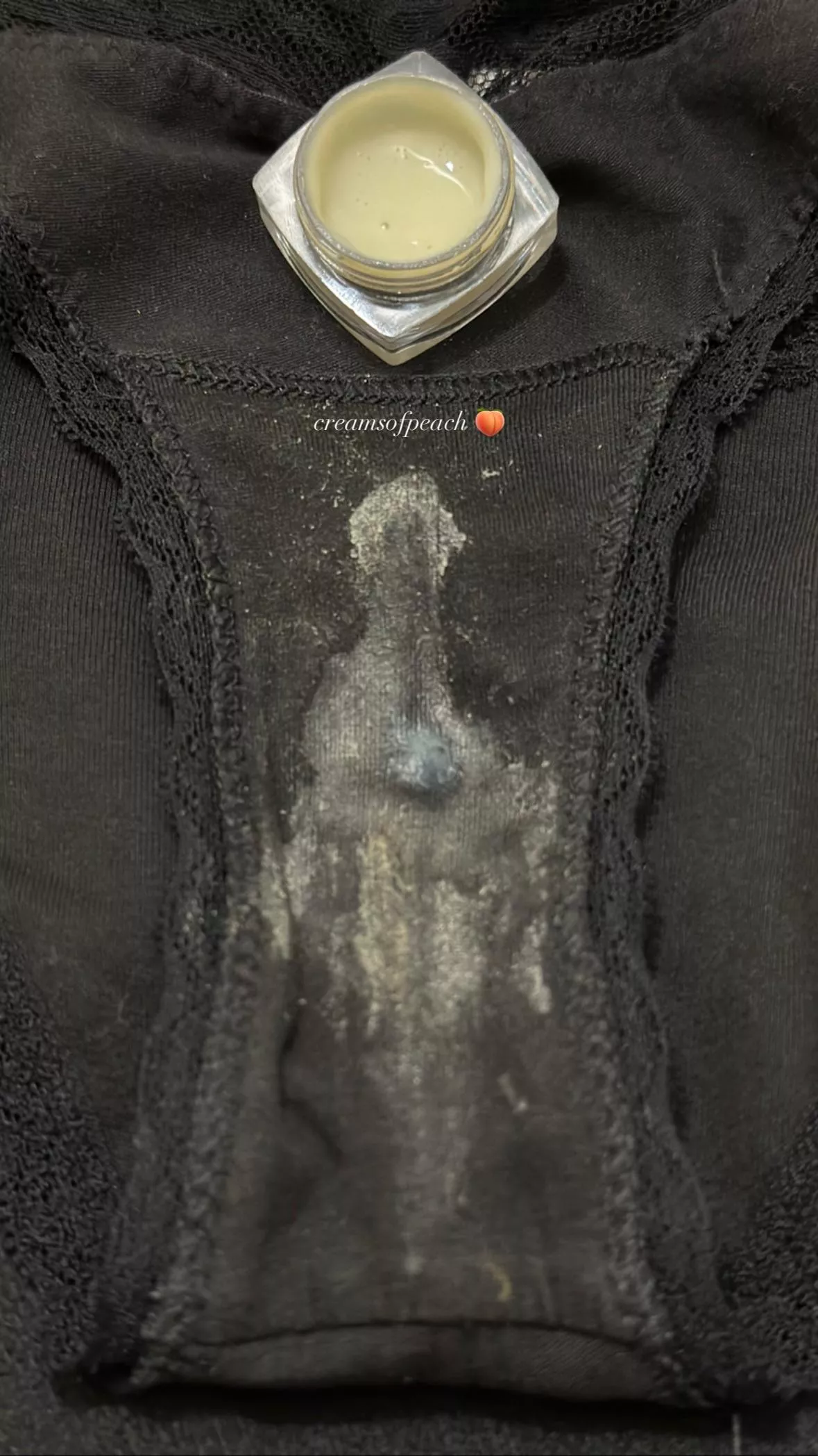 Name a more iconic duo than my creamy vial + crusty panty combo. If you can’t, what’s the first thing you’d do to them? posted by creamsofpeach