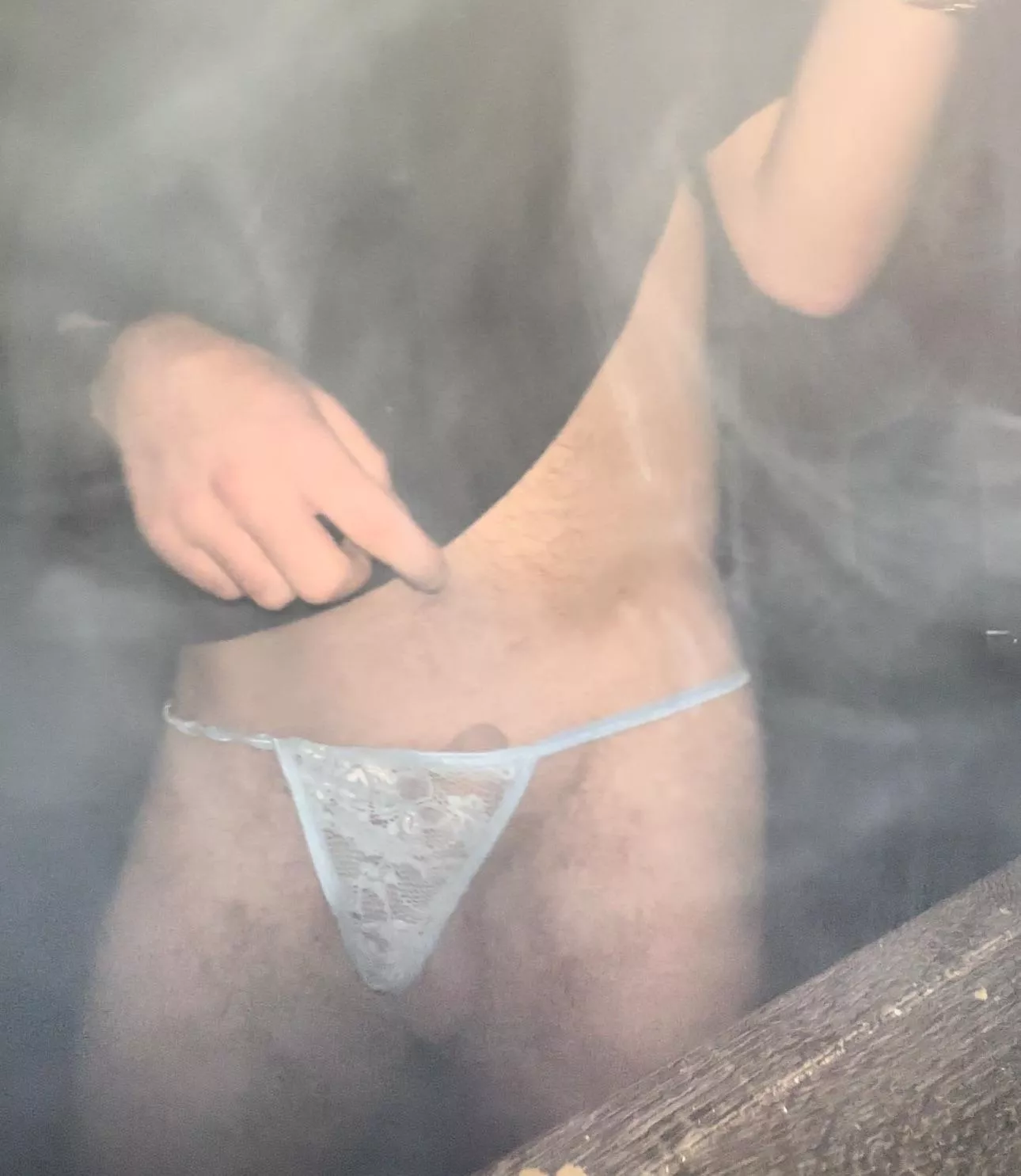 Wearing my gf’s thong while she’s out with the girls posted by Sure_Artichoke_3621