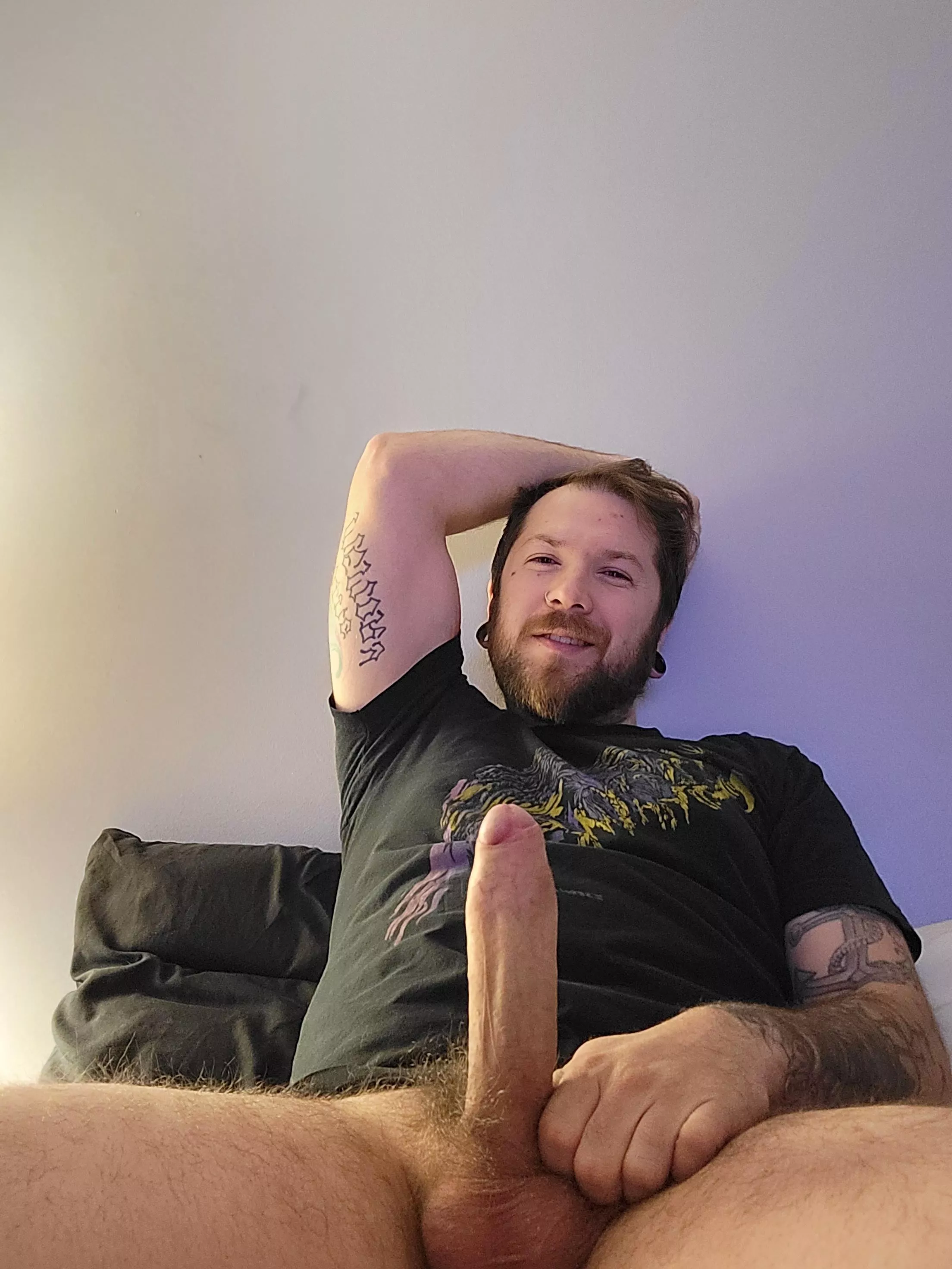 Would you rather look at my tattoos or my cock? posted by Dad-BodTodd