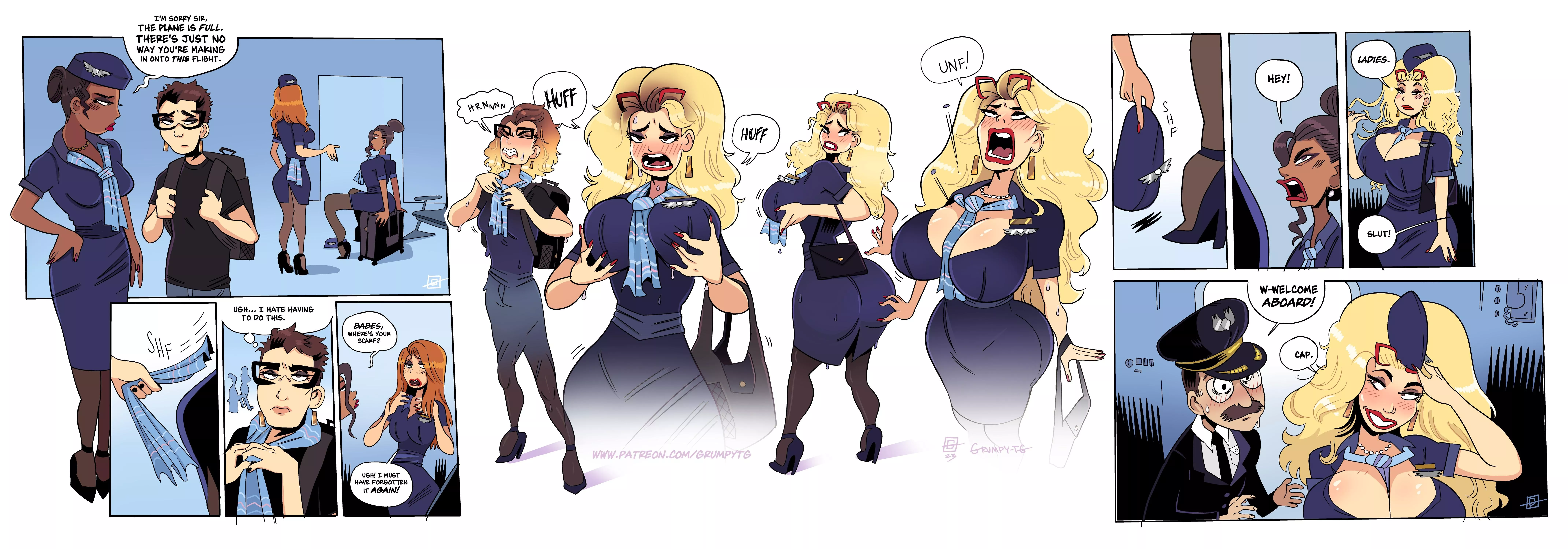 Catching a Flight by GrumpyTG posted by snarkygarlic