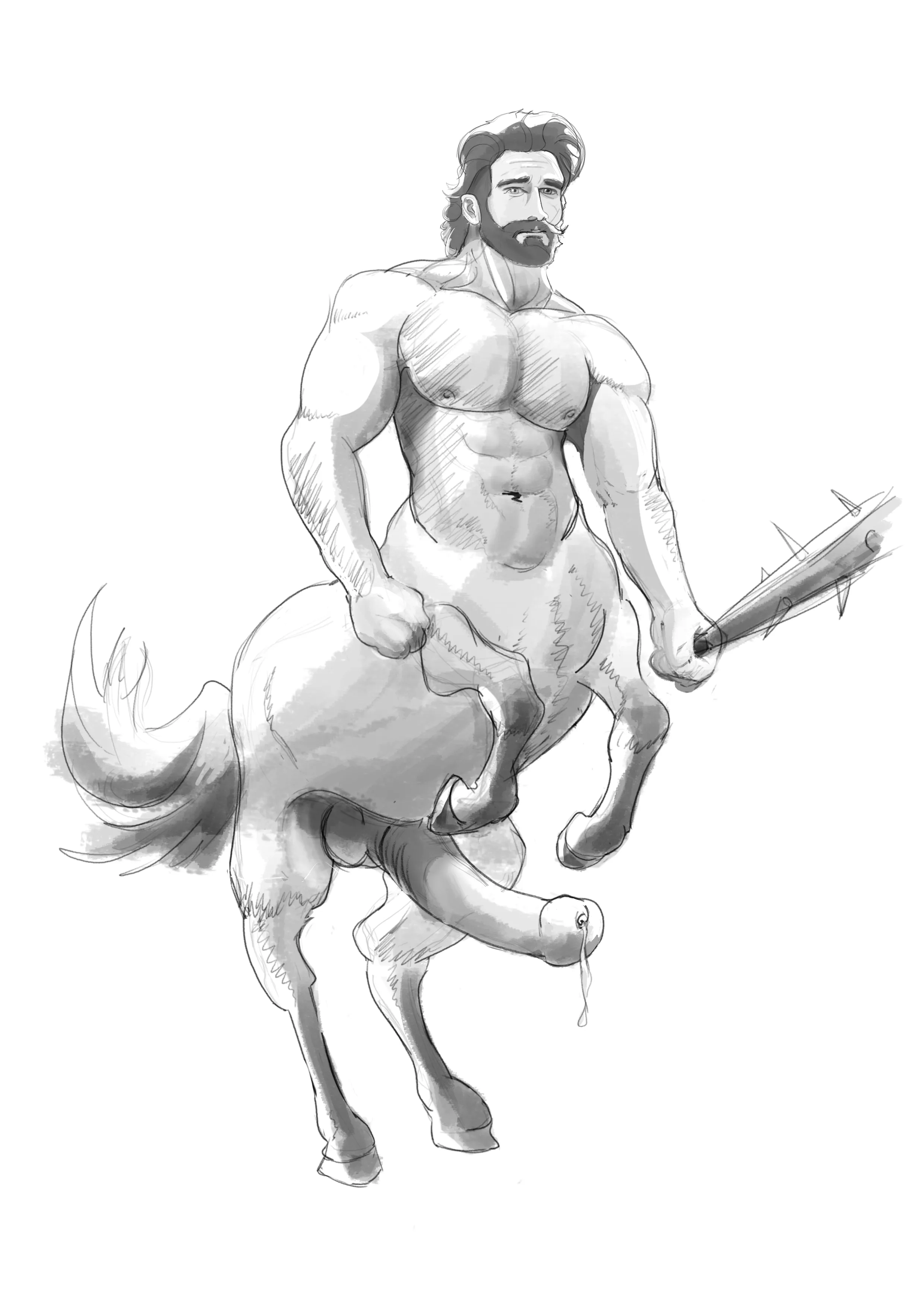 Centaur boyfriend (Artist : me) posted by DaddyGaynondorf