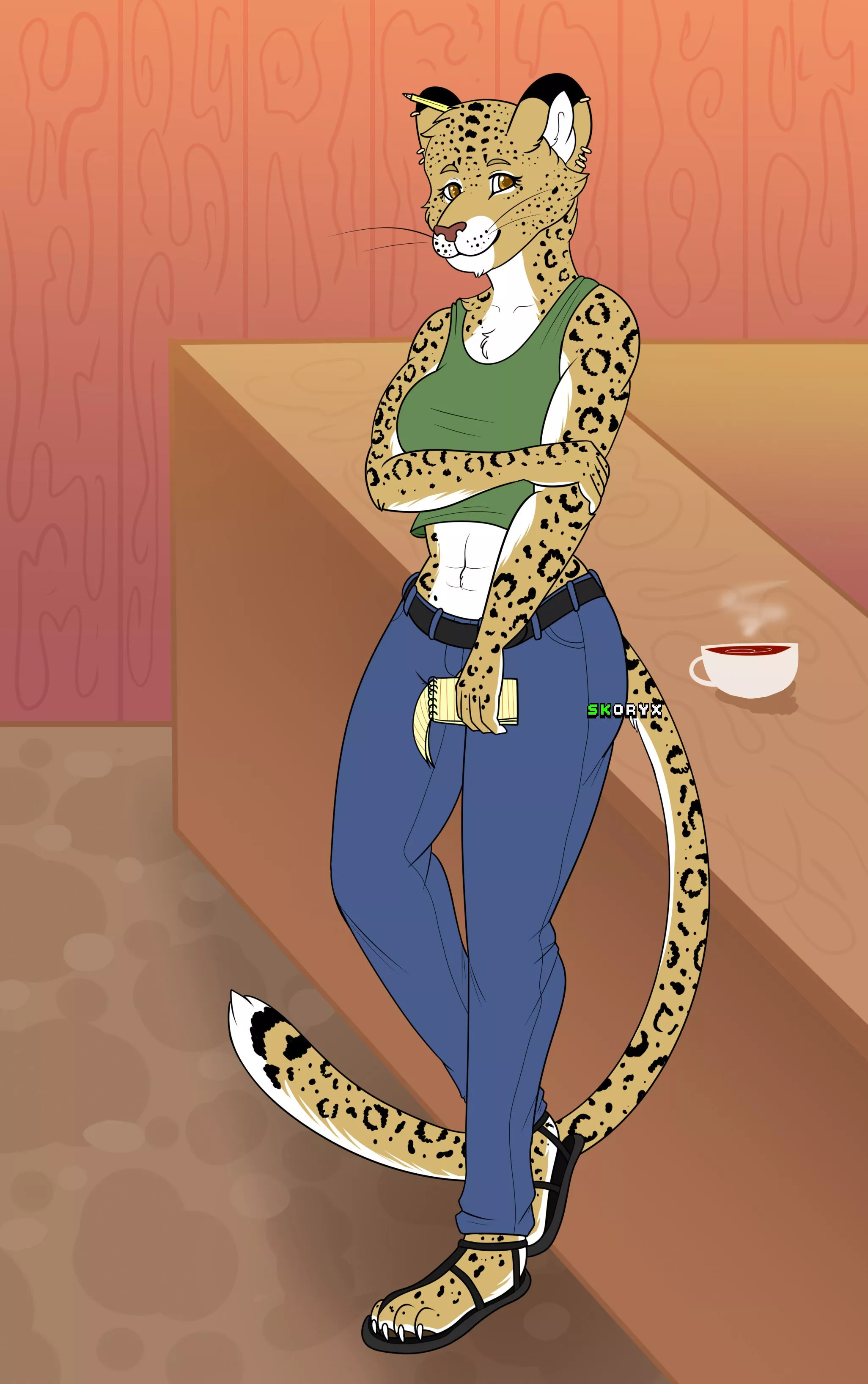 Coffee and poetry go just as perfect as pb&j together. Done by Skoryx on Etsy posted by ThatBlackBearessJess