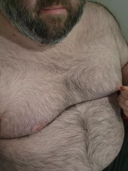 Does anyone else pull thier nipples at work? by CdnBiBear