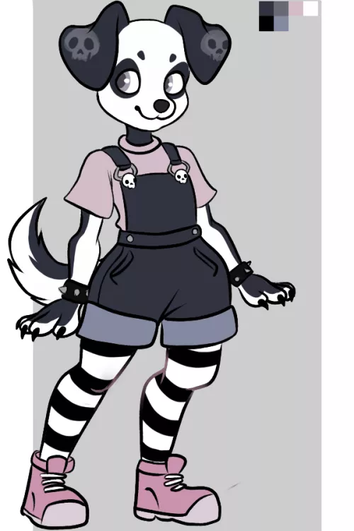 Goth Gorl Adoptable (Art & Design by Me!) by Glittering-Amount-68