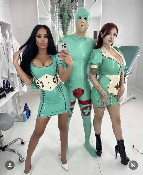 I went to the clinic and had the best nurses taking care of me (OC) by TheTsSlayer