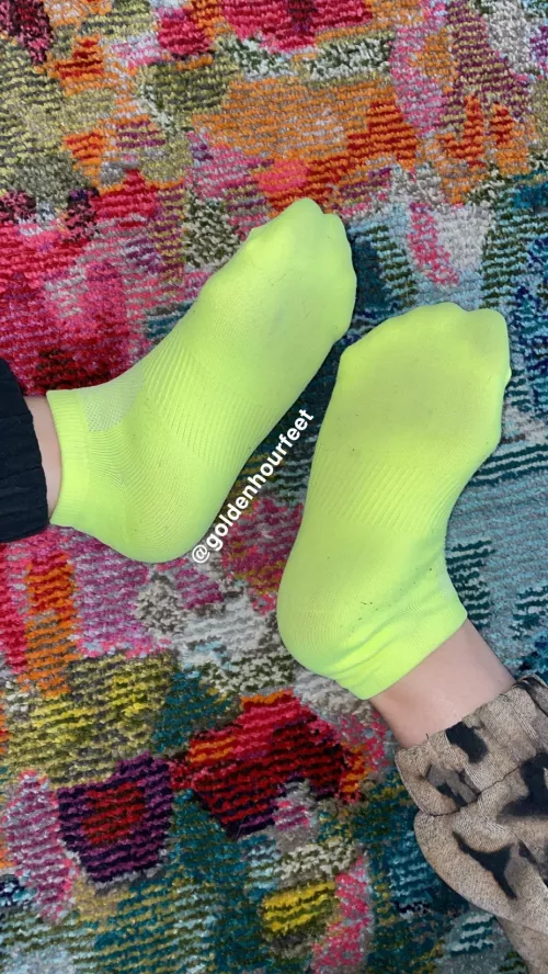 It’s cold outside but these socks are hot & sweaty😈 by goldenhourfeet