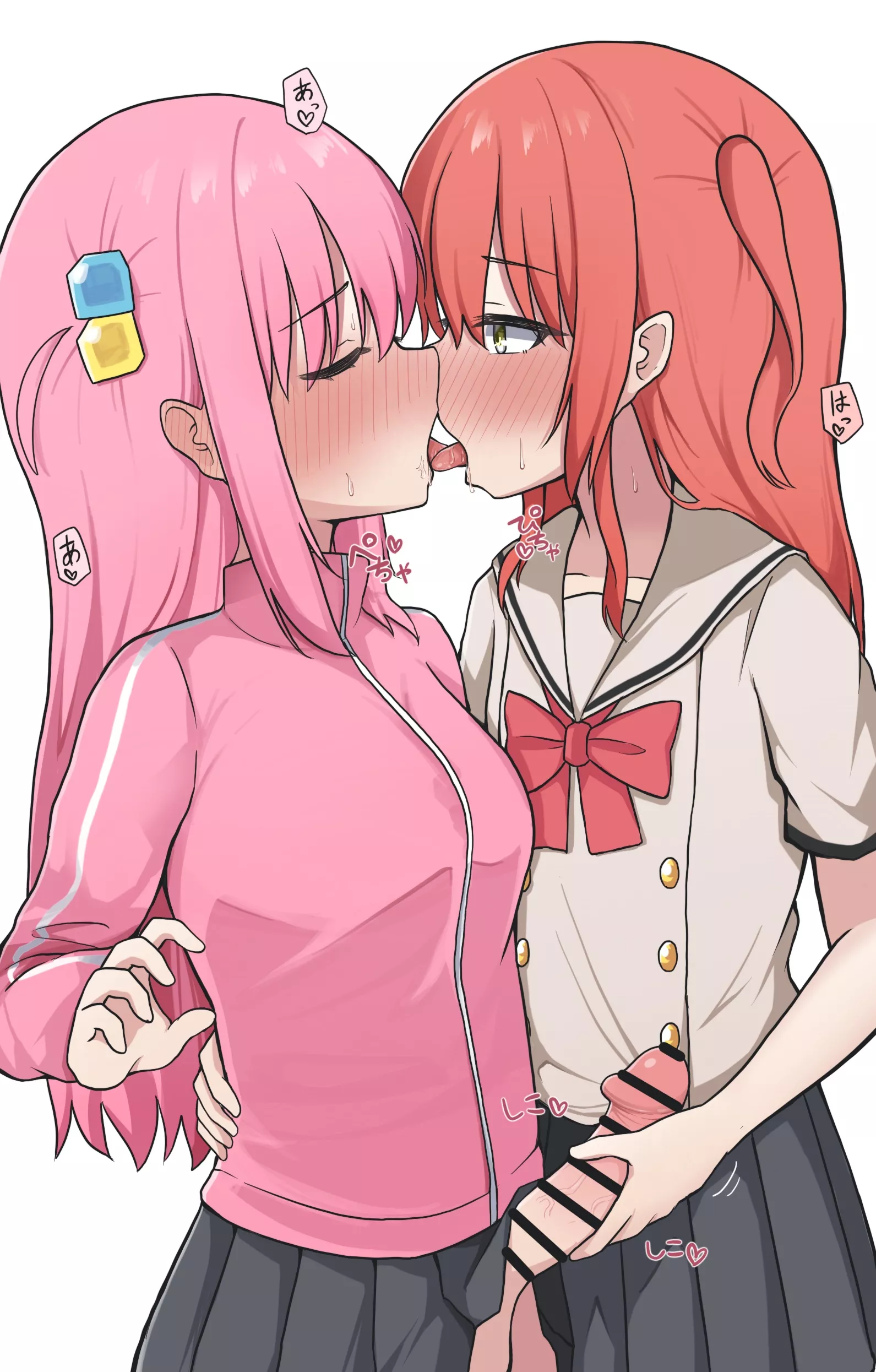 Kita and Bocchi having fun posted by BeRnUgEeK