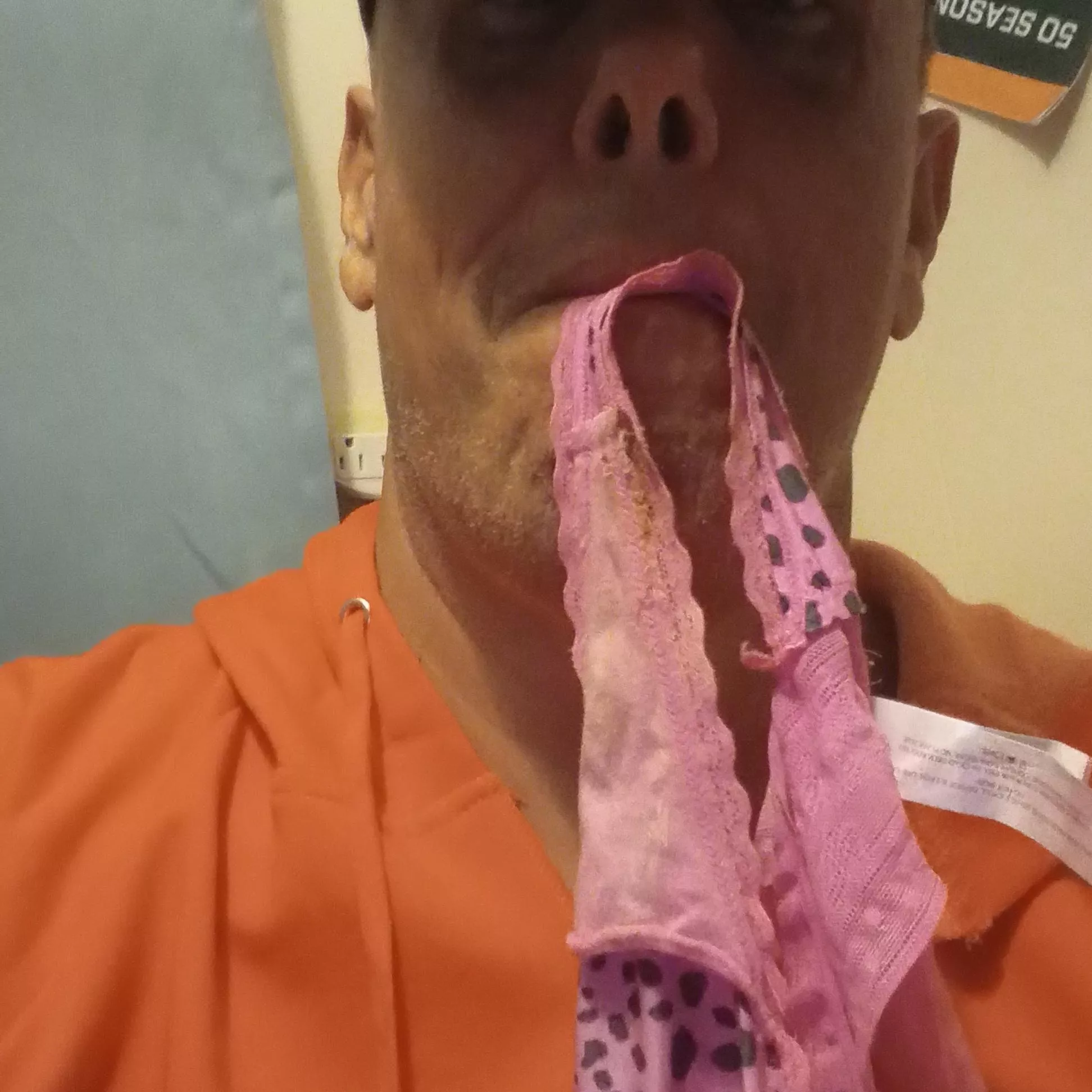 Panties from earlier the fuck friend. Mmm tight slut. But yummy panties and pussy. posted by DOUGE1973