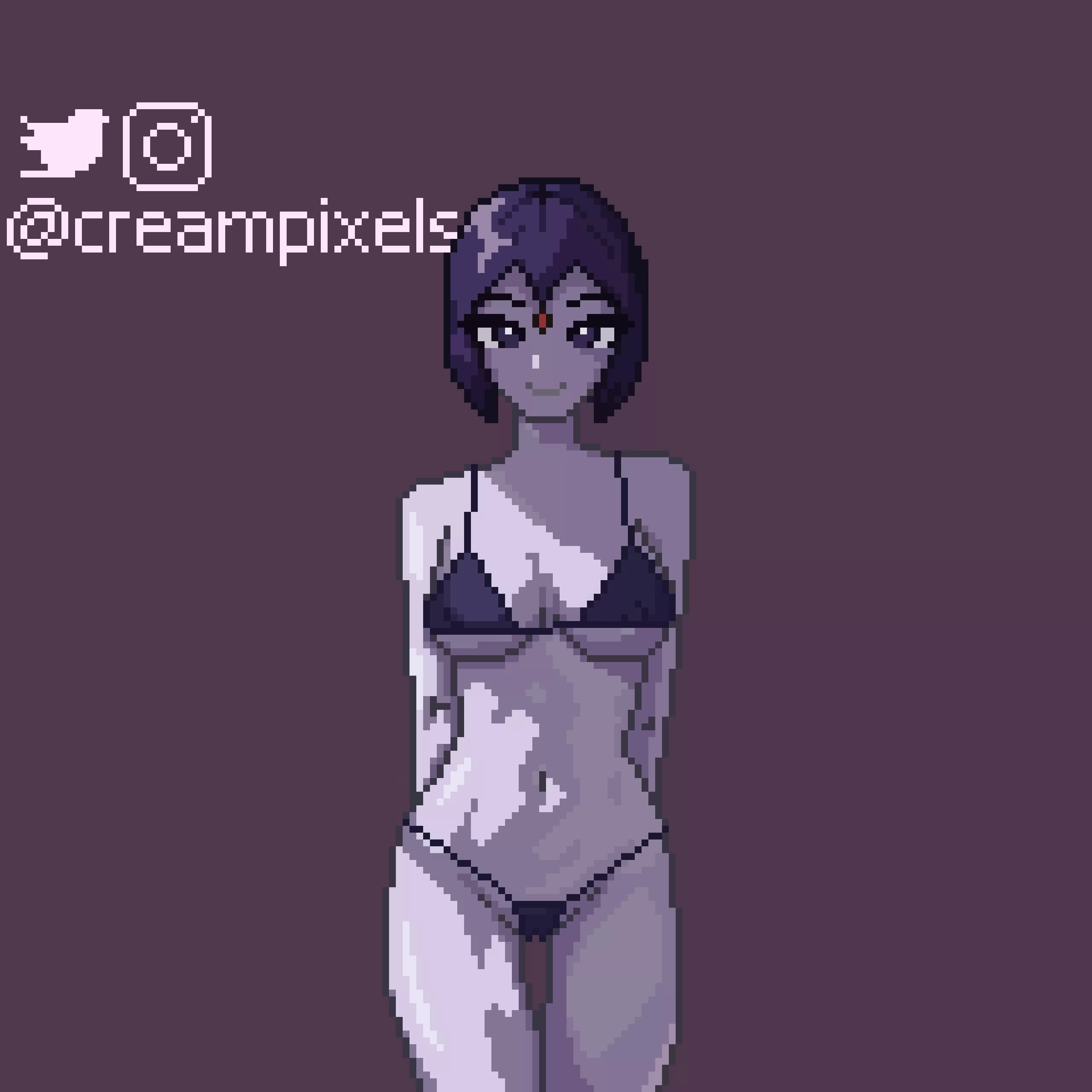 Raven in hot pixels (cream_pixels) posted by CreamPixels