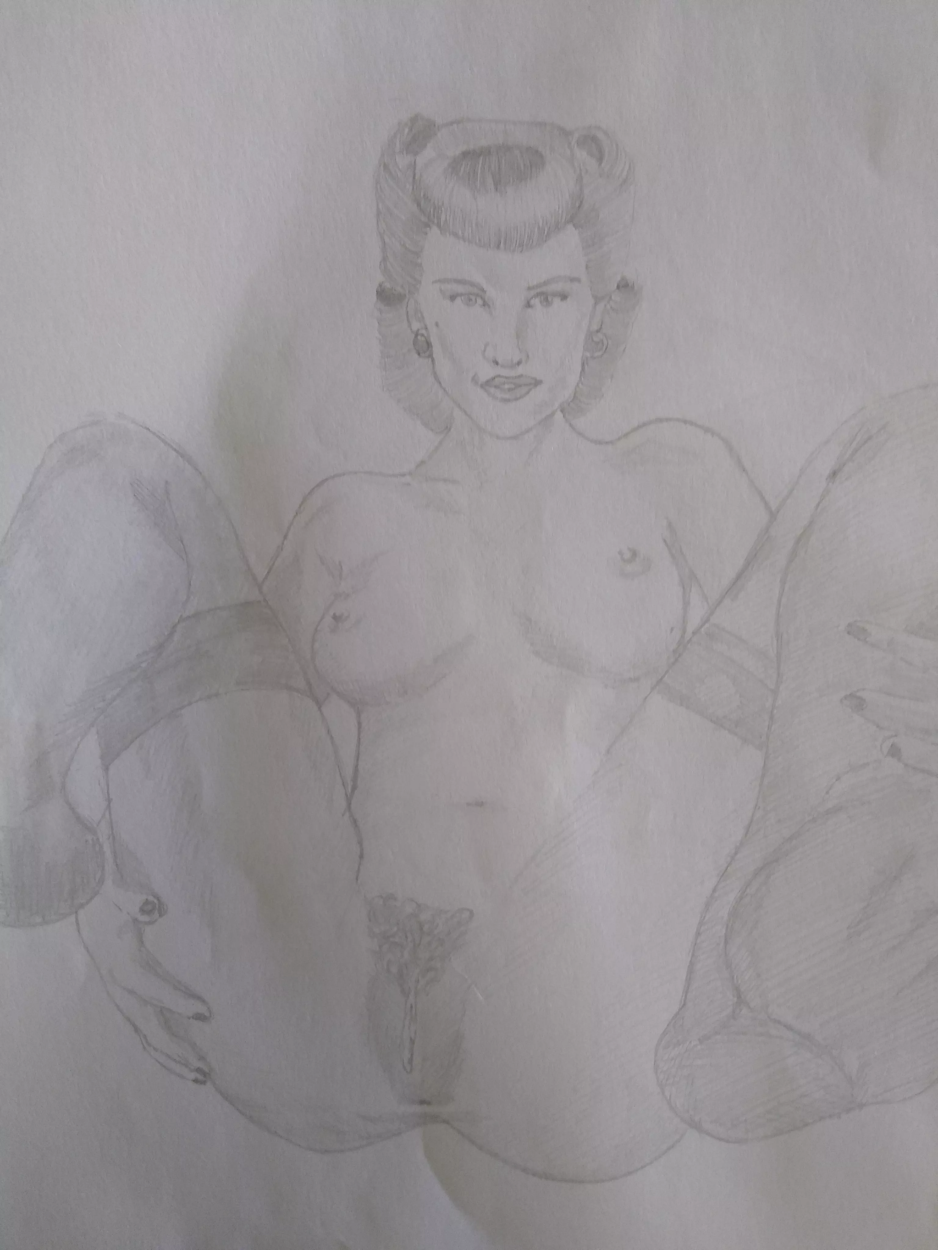 Silk Spectre waiting for the Comedian (by me) posted by Actual_Doctor140