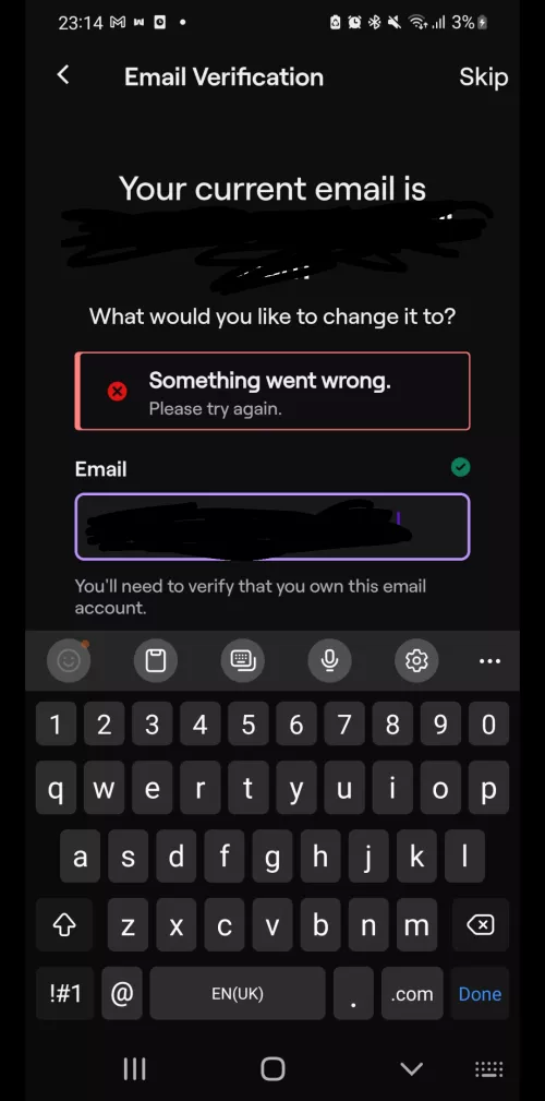 Twitch won't let me sign up with the email I want by No_Classic_3581