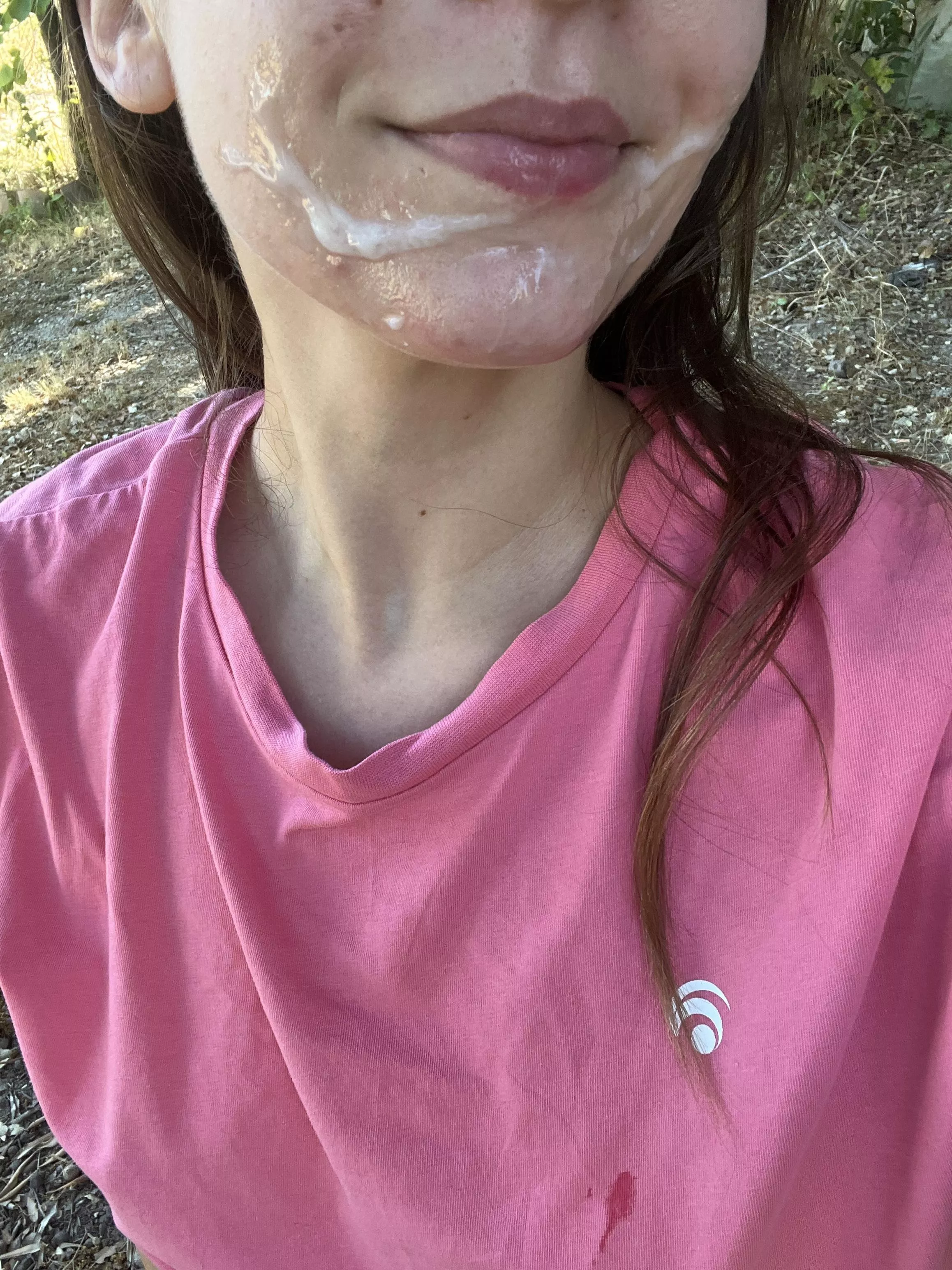 We went for a hike and I ended up covered in cum posted by Luna-sunfire