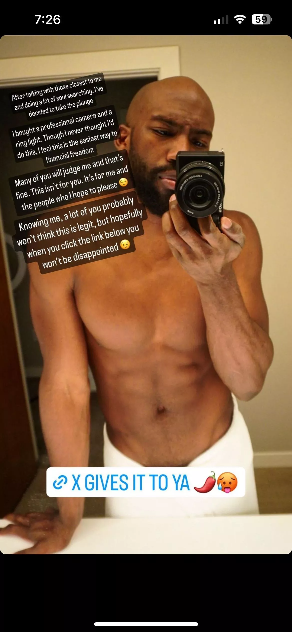 X with a FAKE OF link posted by Best_Presentation_28