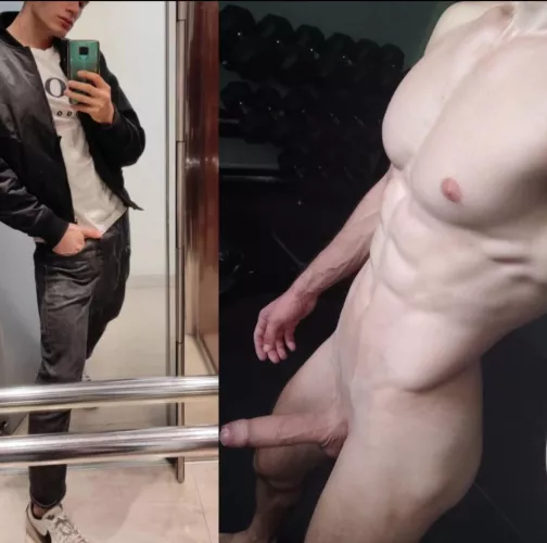 You prefer my dressed or my undressed version?😈😏 by Damon_Kallos