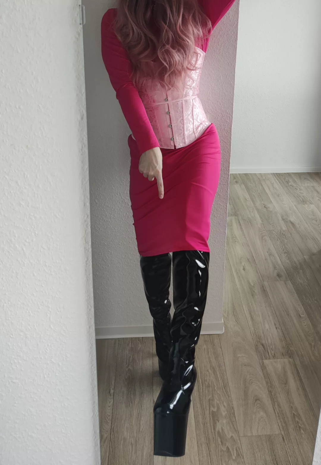 Your place is down there 😈🩷 posted by Glittering-Gold2692