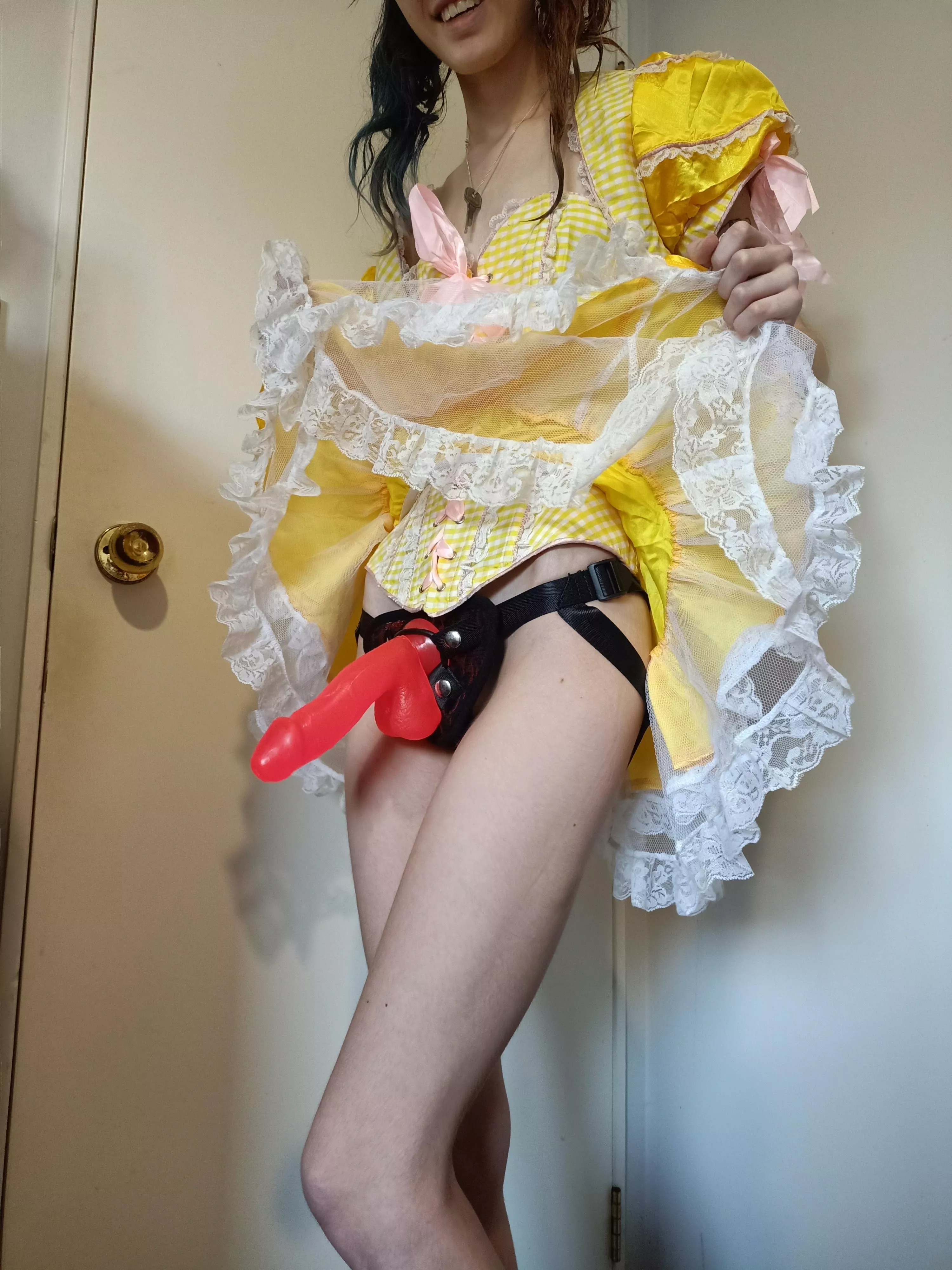 A welcome surprise under my skirt posted by NZ_Cuck_Couple