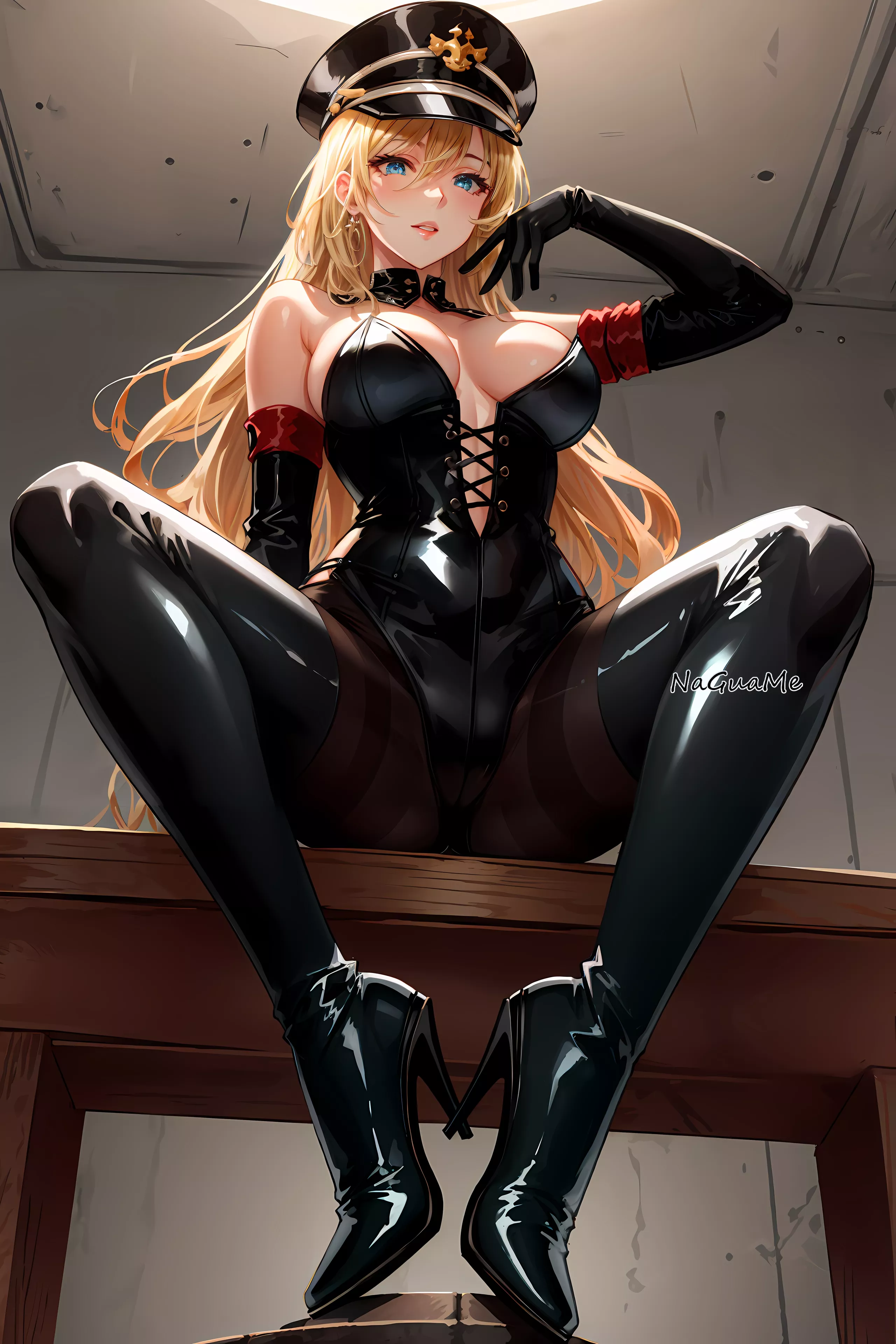 Blonde Dominatrix posted by CheetahSperm18