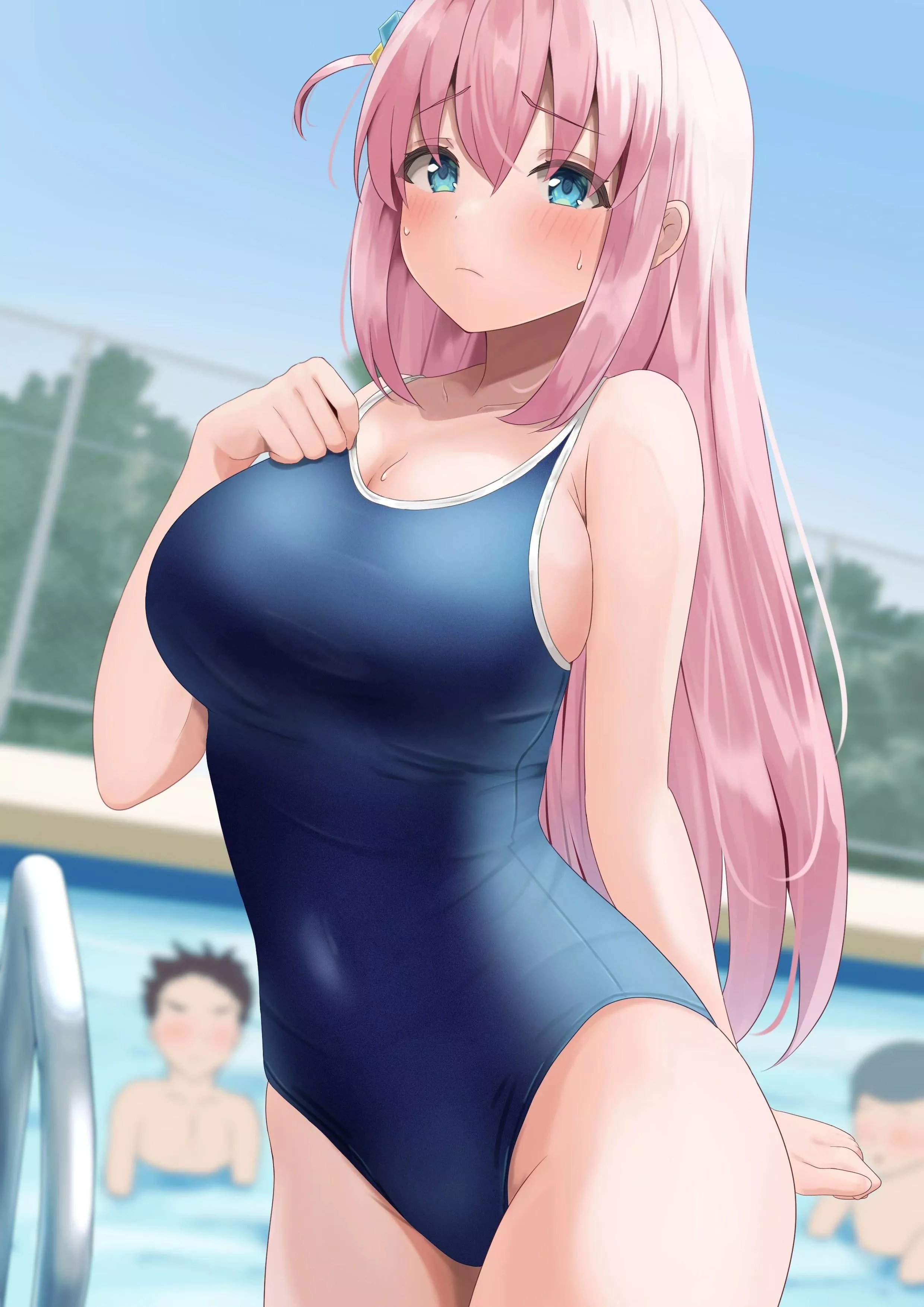 Bocchi's School Swimsuit (Bocchi The Rock) posted by Csxc