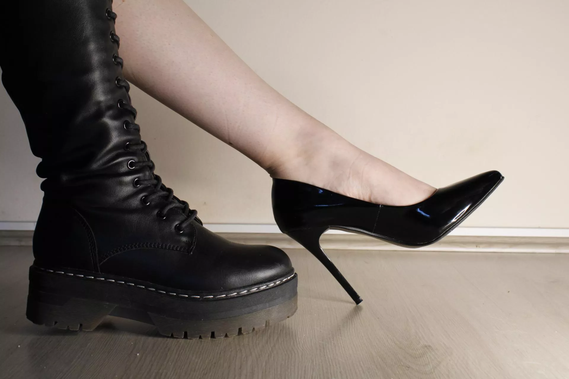 Boots or heels? 😈 posted by MistressAmadea