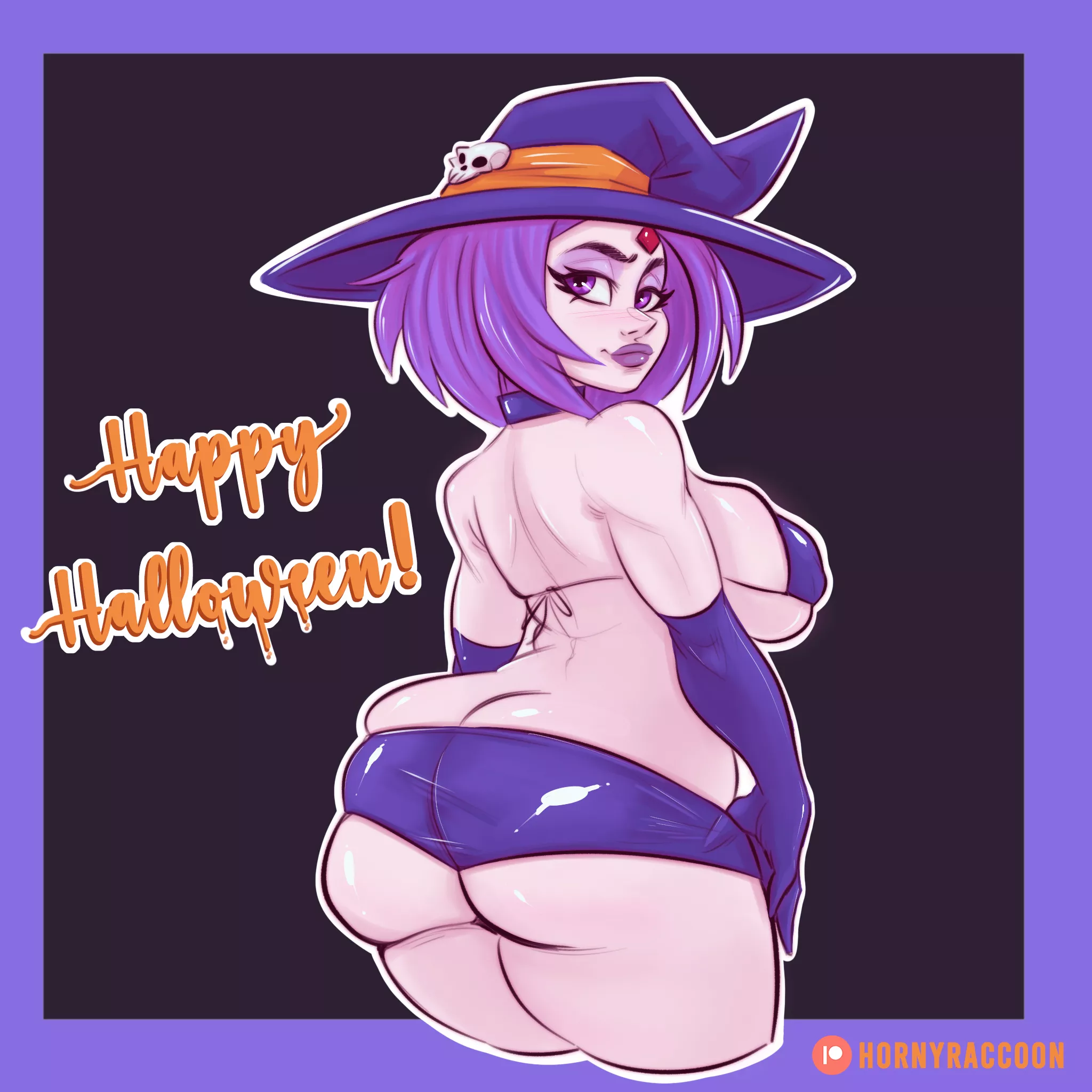 Halloween Raven (Horny Raccoon) posted by hornyraccoon69