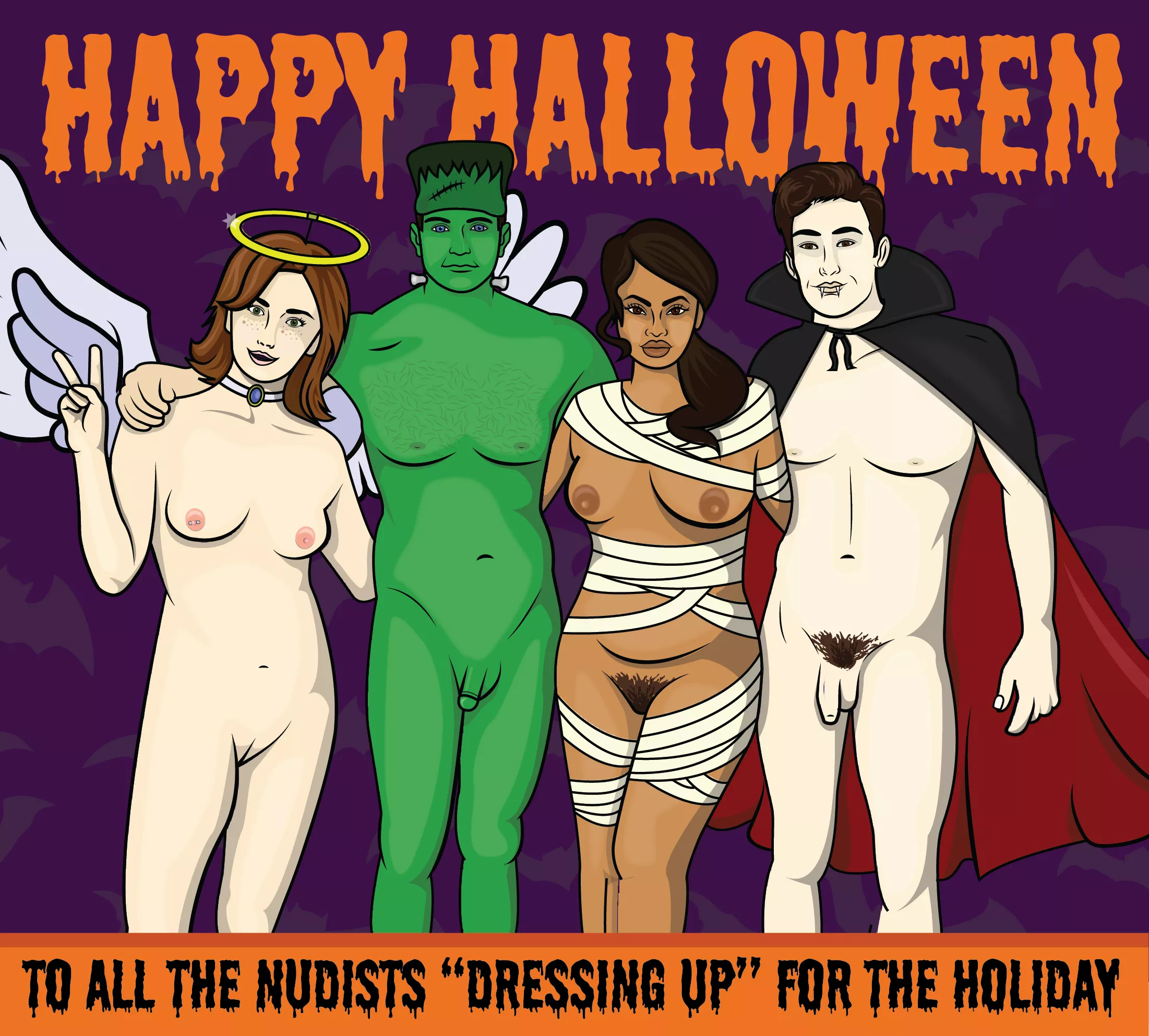 Happy Halloween posted by NudistNewbies