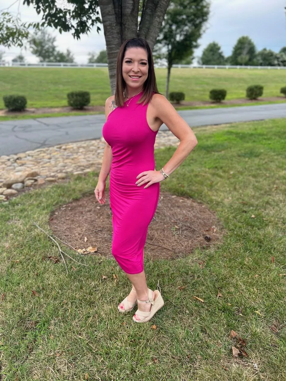 How do I look in this pink dress? posted by therealryanryder