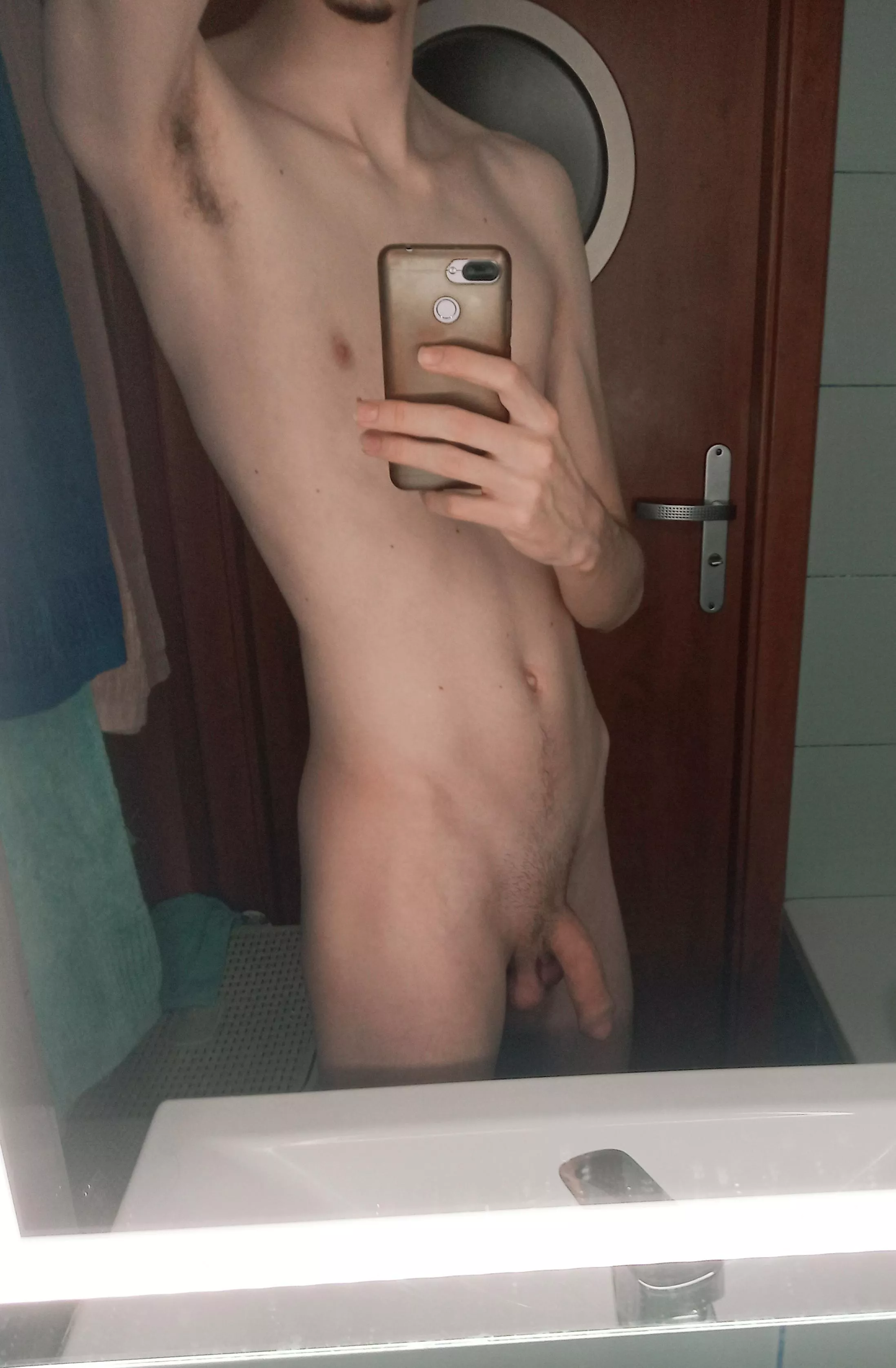 I just showered 💦 Let's get dirty 😈 posted by Bi8Mate