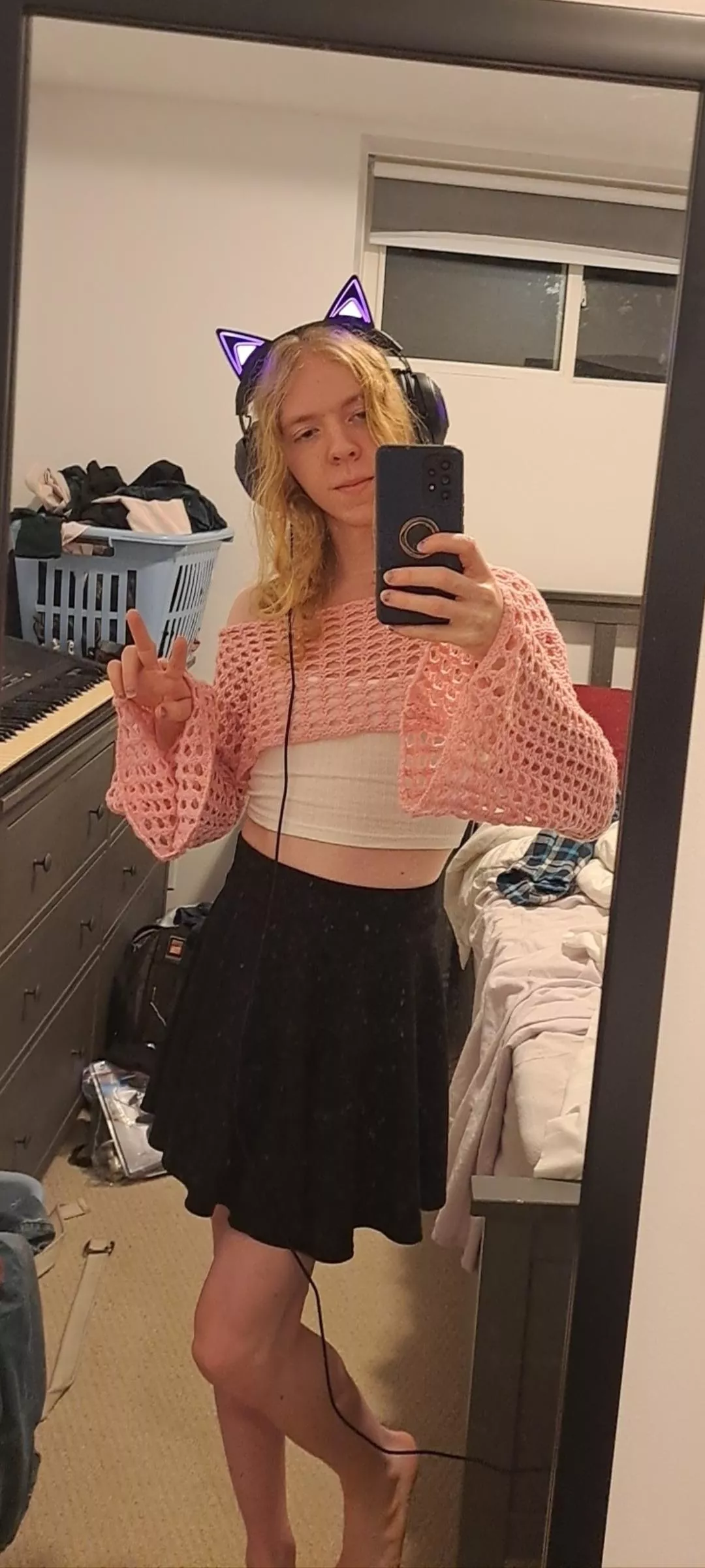 I've been sick for a couple weeks happy to have the energy to dress cute again posted by Omoport