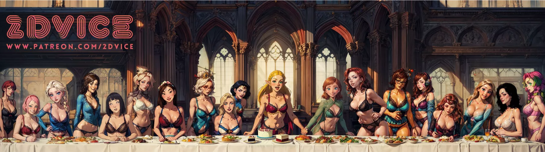 Miranda in The Last Supper by 2DVice