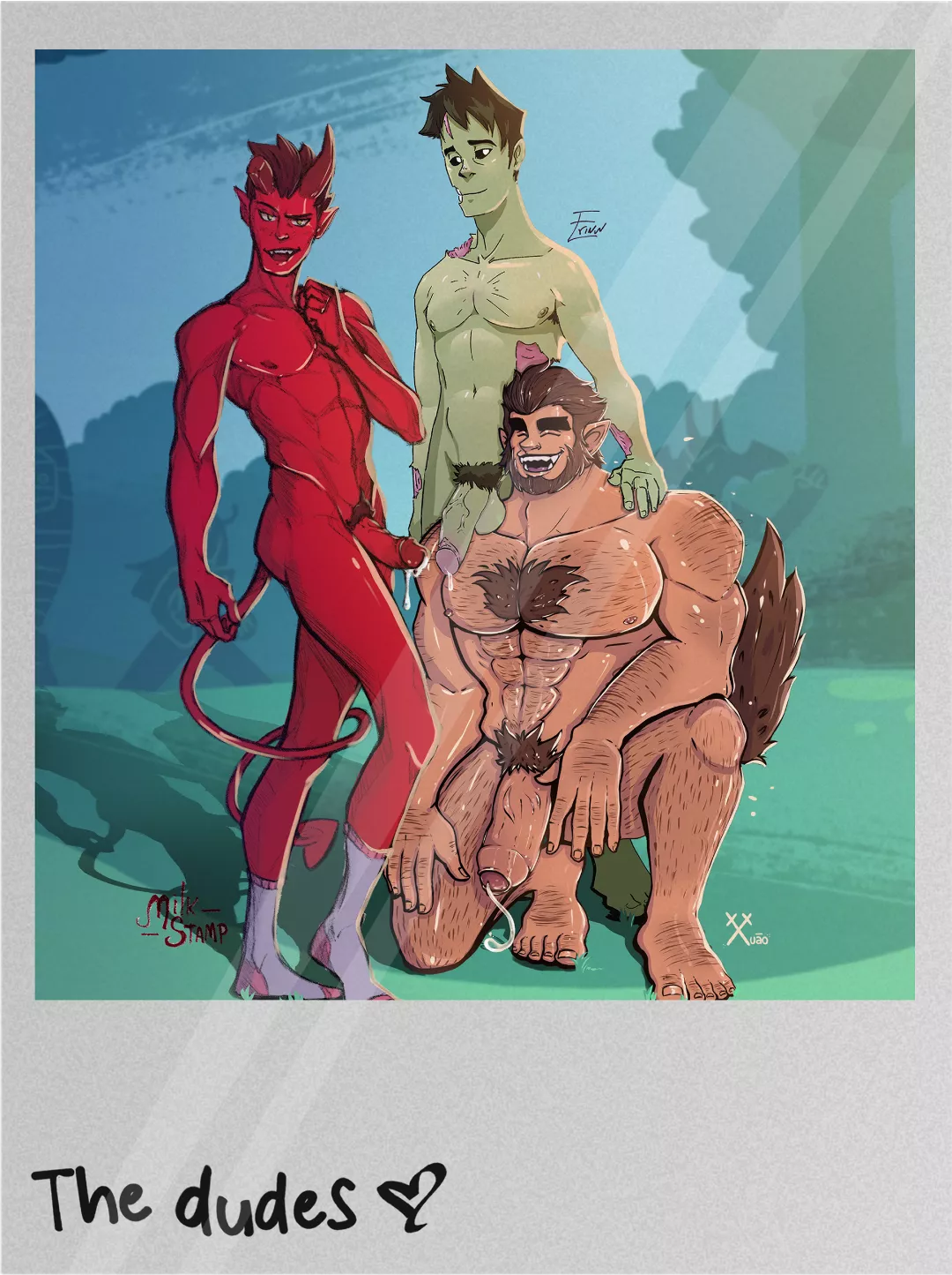 Monster Prom collab, by me, @erinnarts and @milkstamp26081 posted by chromatic_bomb